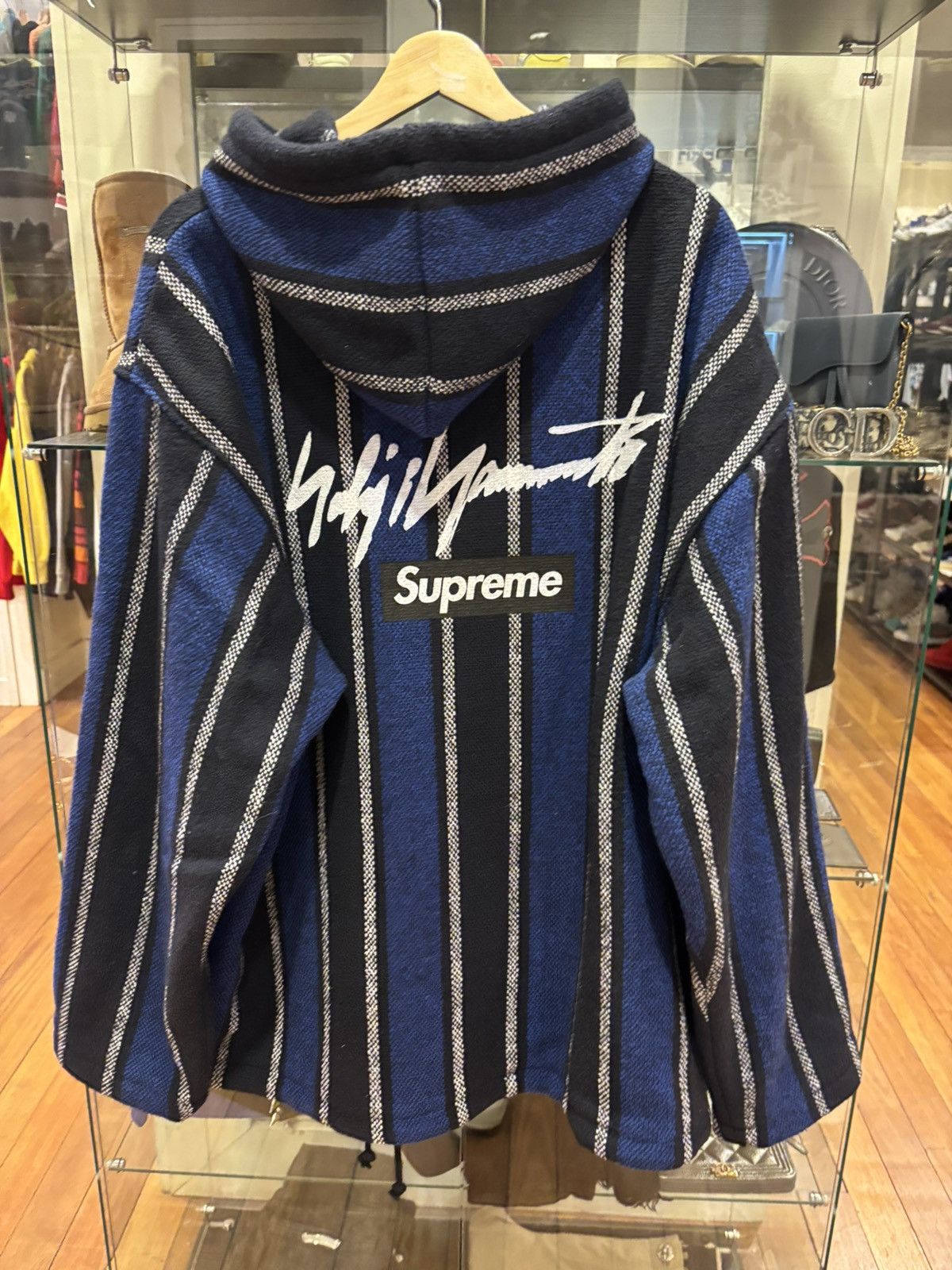Supreme × Yohji Yamamoto Supreme X Yohji Yamamoto Baja Jacket Blue Size US XXL / EU 58 / 5 - 2 Thumbnail