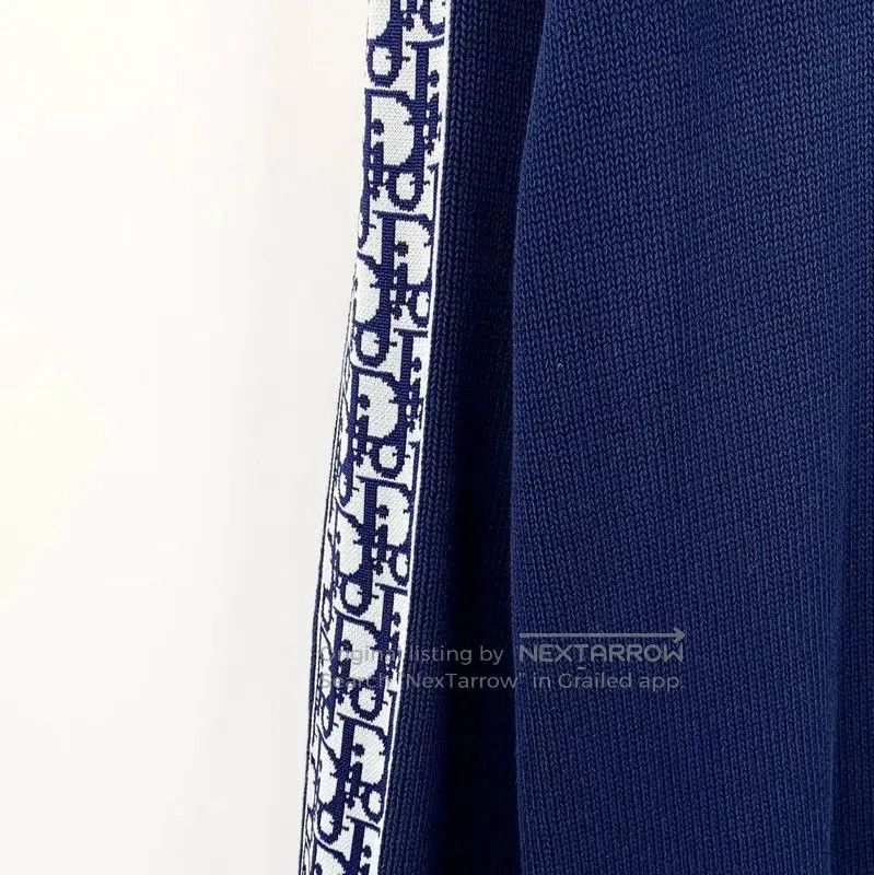 Dior Dior Men's Blue Cotton Sweater . Size US L / EU 52-54 / 3 - 4 Thumbnail