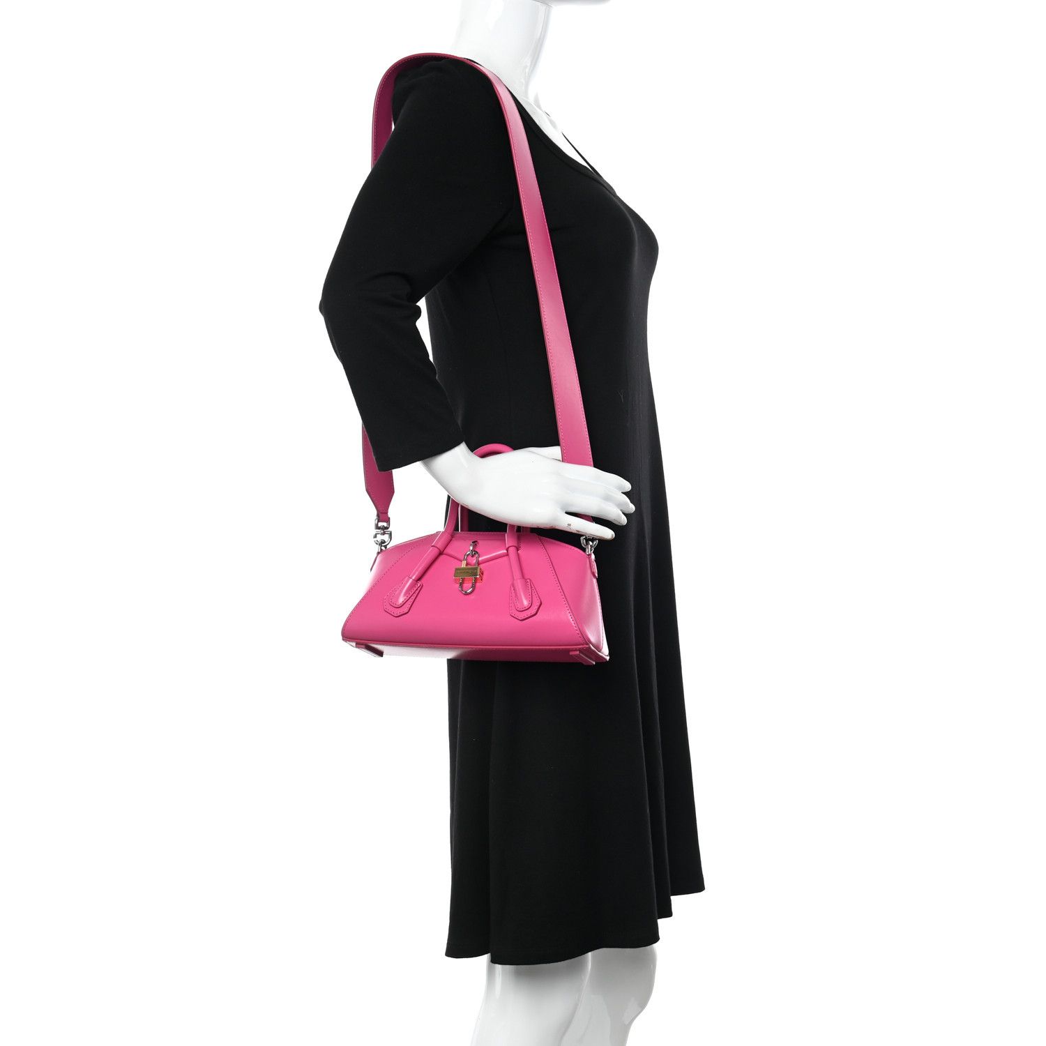 Givenchy o1srvl11e0225 Size: OS / Mini Antigona Bag in Fuchsia Size ONE SIZE - 2 Thumbnail