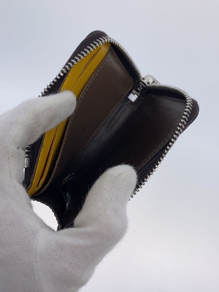 Fendi Fendi Leather Coin Case Brown Size ONE SIZE - 4 Thumbnail