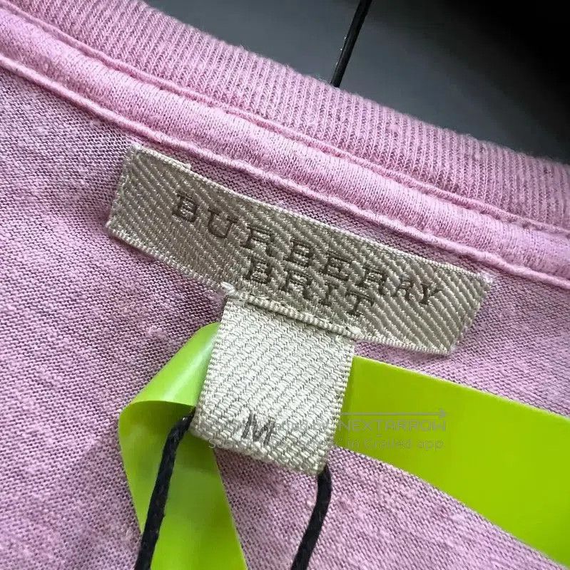 Burberry Burberry Summer Pink Cotton Short Sleeve T-Shirt. Size M / US 6-8 / IT 42-44 - 4 Thumbnail