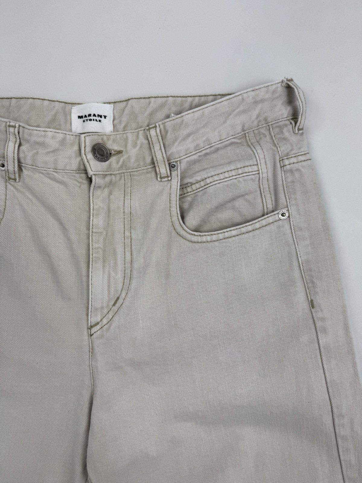 Isabel Marant Etoile Distressed Isabel Marant Etoile Vendelia Women’s Trousers Size 27" / US 4 / IT 40 - 8 Thumbnail