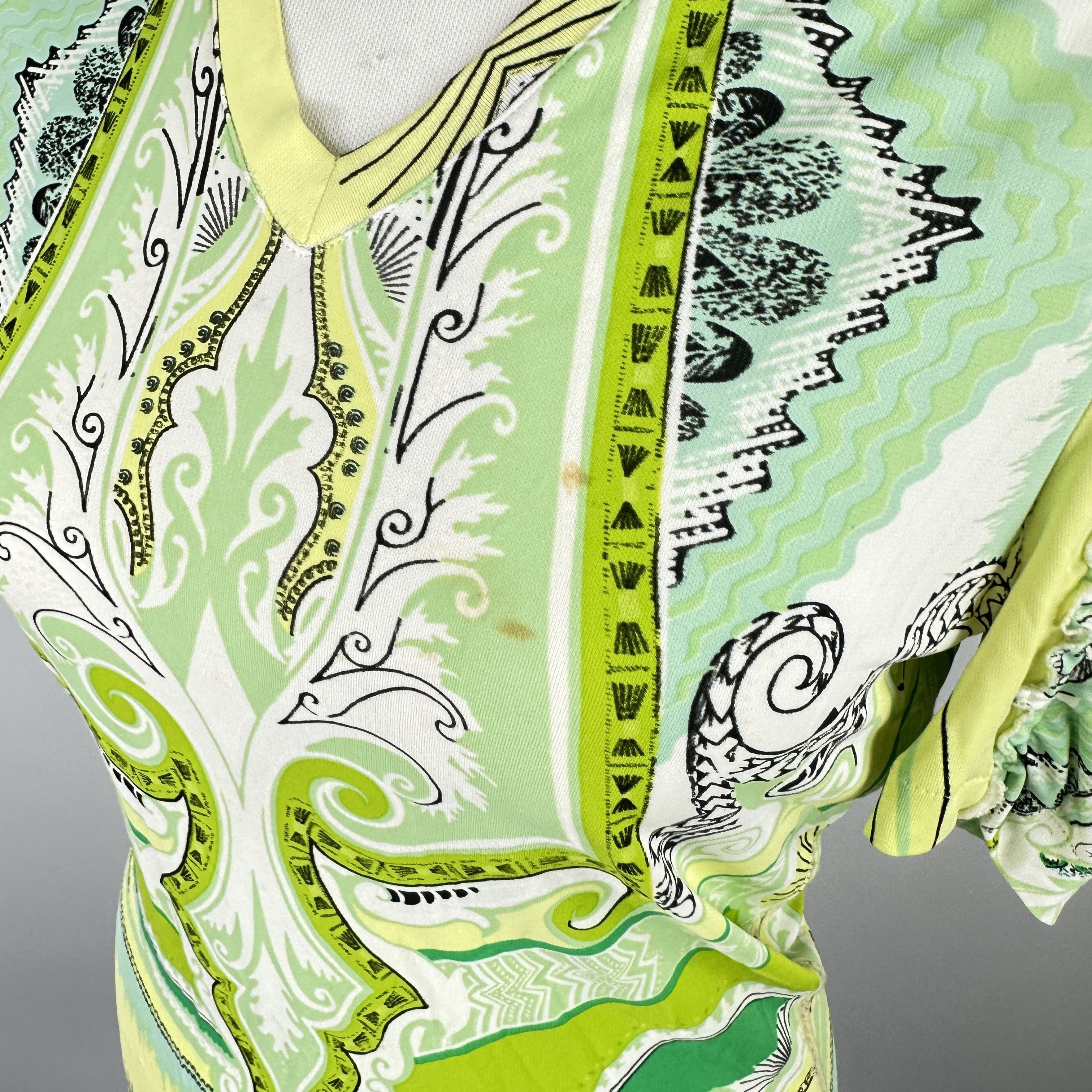 Roberto Cavalli Abito Roberto Cavalli Fantasia Astratta – 40 IT Size S / US 4 / IT 40 - 4 Thumbnail