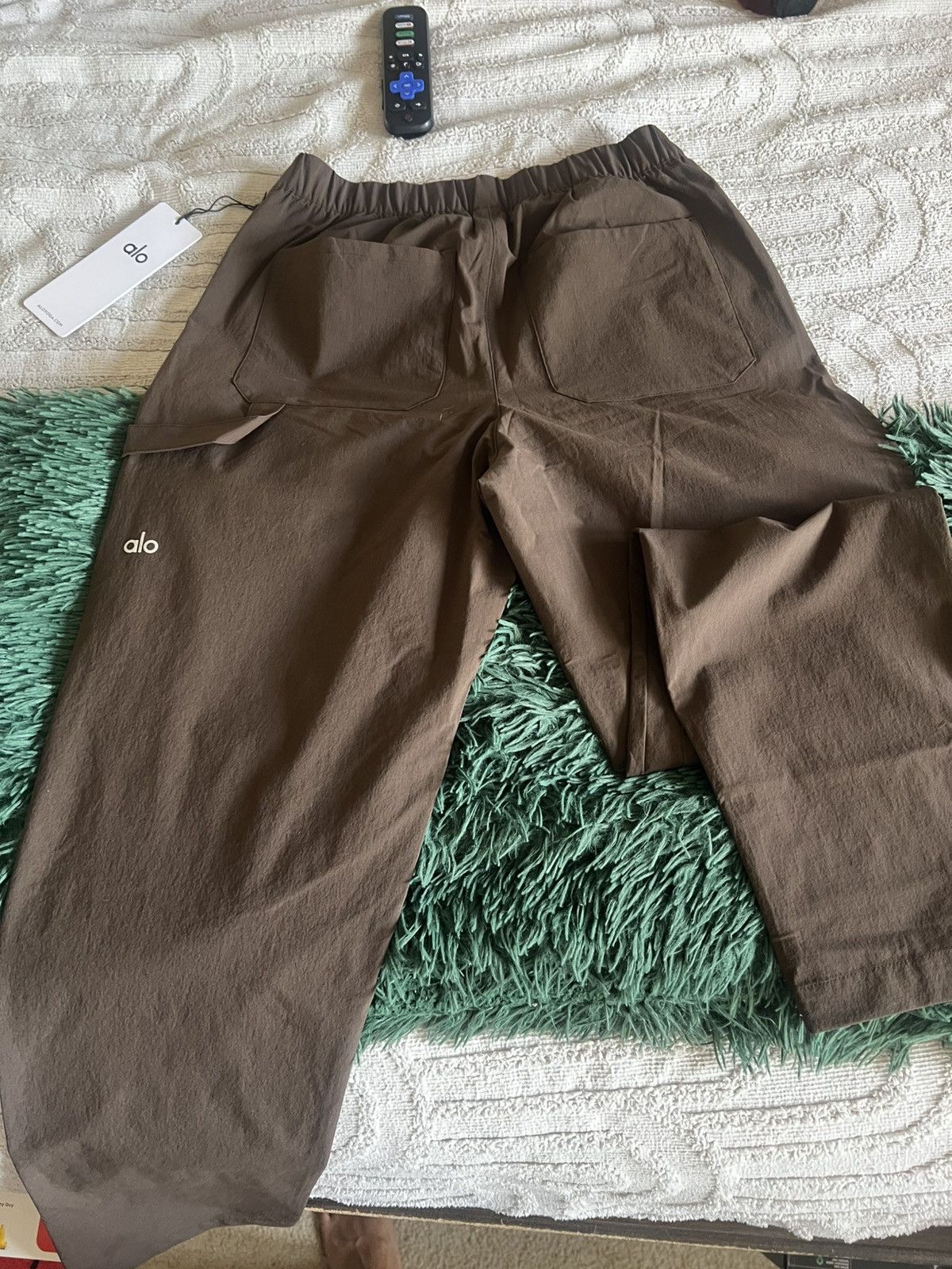 Alo Alo Co-Op Carpenter Track Pant- Espresso Size Small Size US 30 / EU 46 - 2 Thumbnail