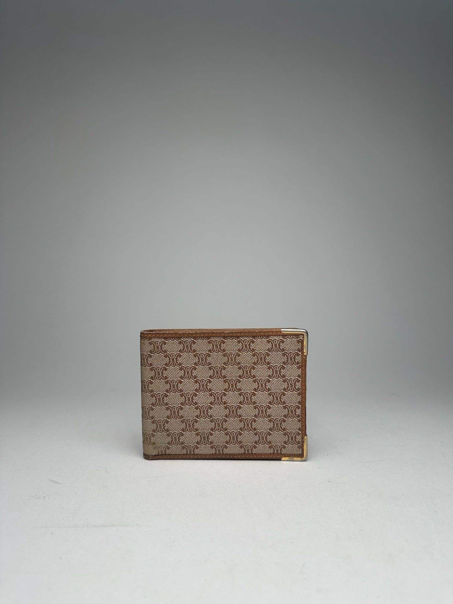 Celine Vintage Paris Leather Wallet / card holder beige Size ONE SIZE - 1 Thumbnail