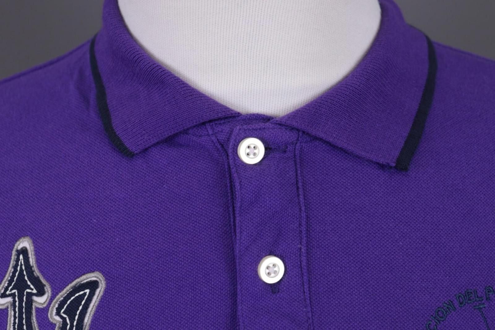 La Martina La Martina Buenos Aires Maserati Purple Polo Shirt Size XL Size US XL / EU 56 / 4 - 6 Thumbnail