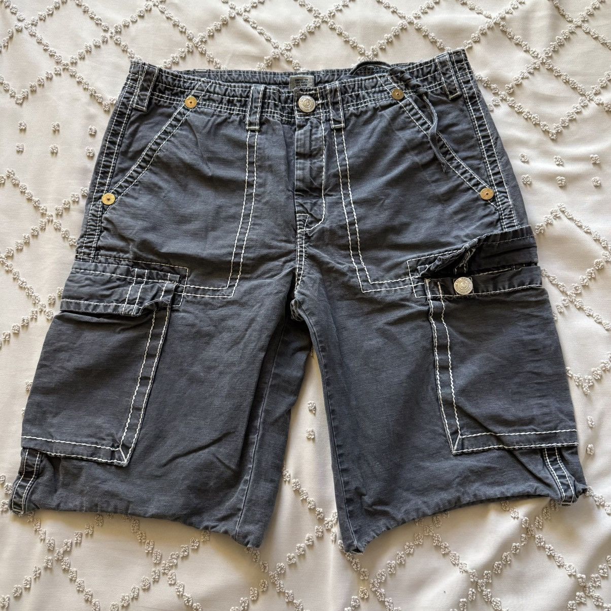 True Religion Vintage True Religion Shorts Size US 36 / EU 52 - 3 Thumbnail