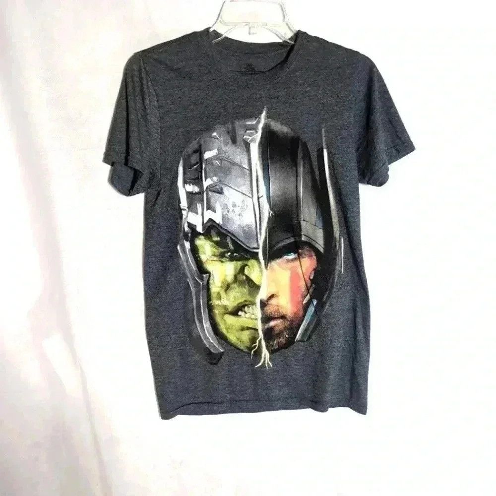 Marvel Comics Marvel Mens Thor Ragnarok Graphic T Shirt Gray Size S Size US S / EU 44-46 / 1 - 1 Thumbnail