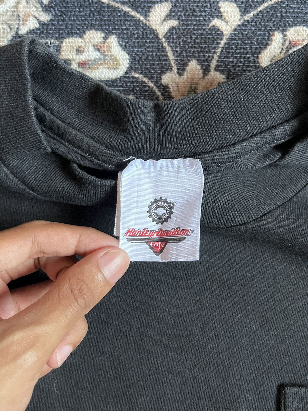 Harley Davidson × Vintage Vintage 1998 Harley Davidson Cafe Tee Size US L / EU 52-54 / 3 - 9 Thumbnail