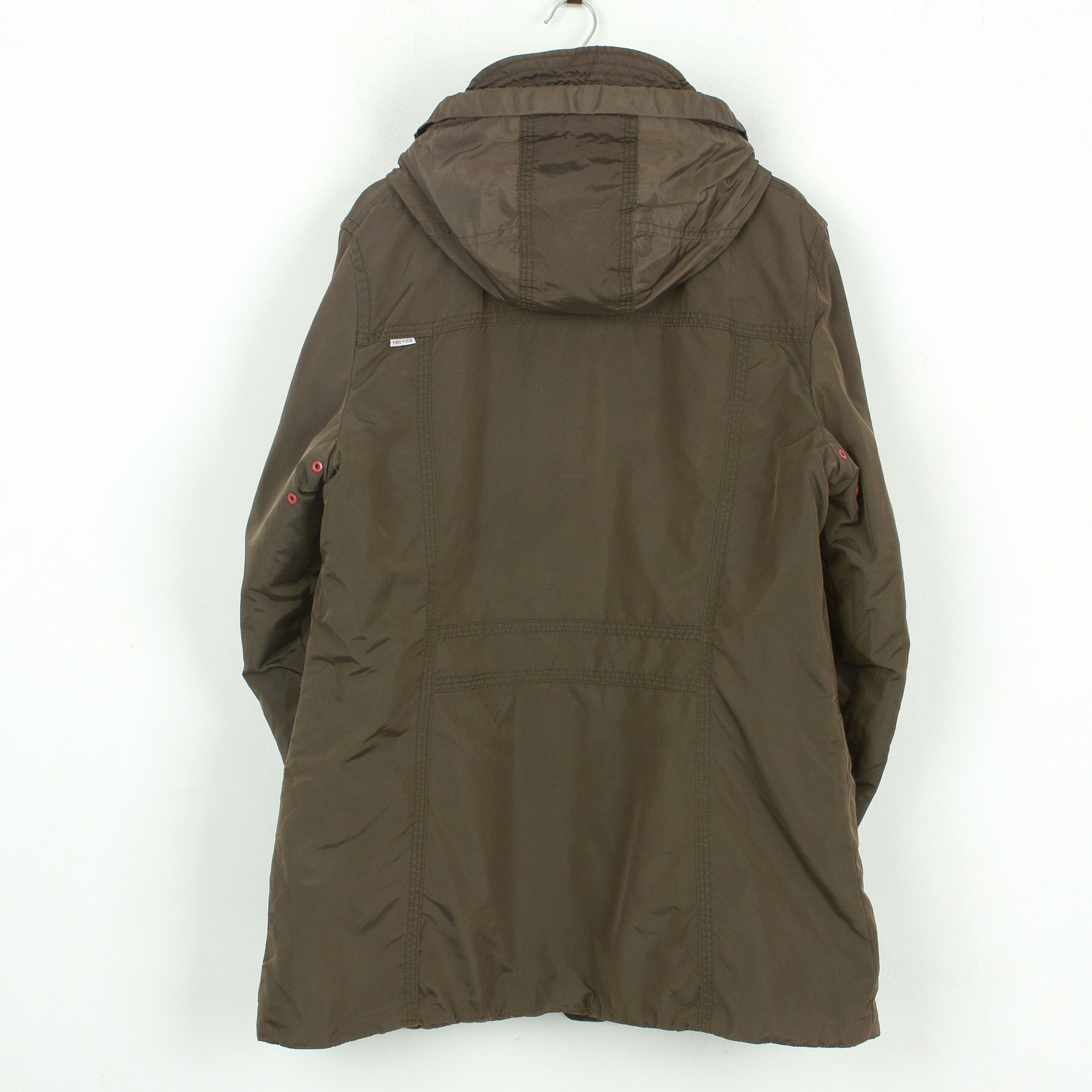 Bogner Fire + Ice Women L Padded Parka Hooded Jacket Zip Up Coat Size L / US 10 / IT 46 - 3 Thumbnail