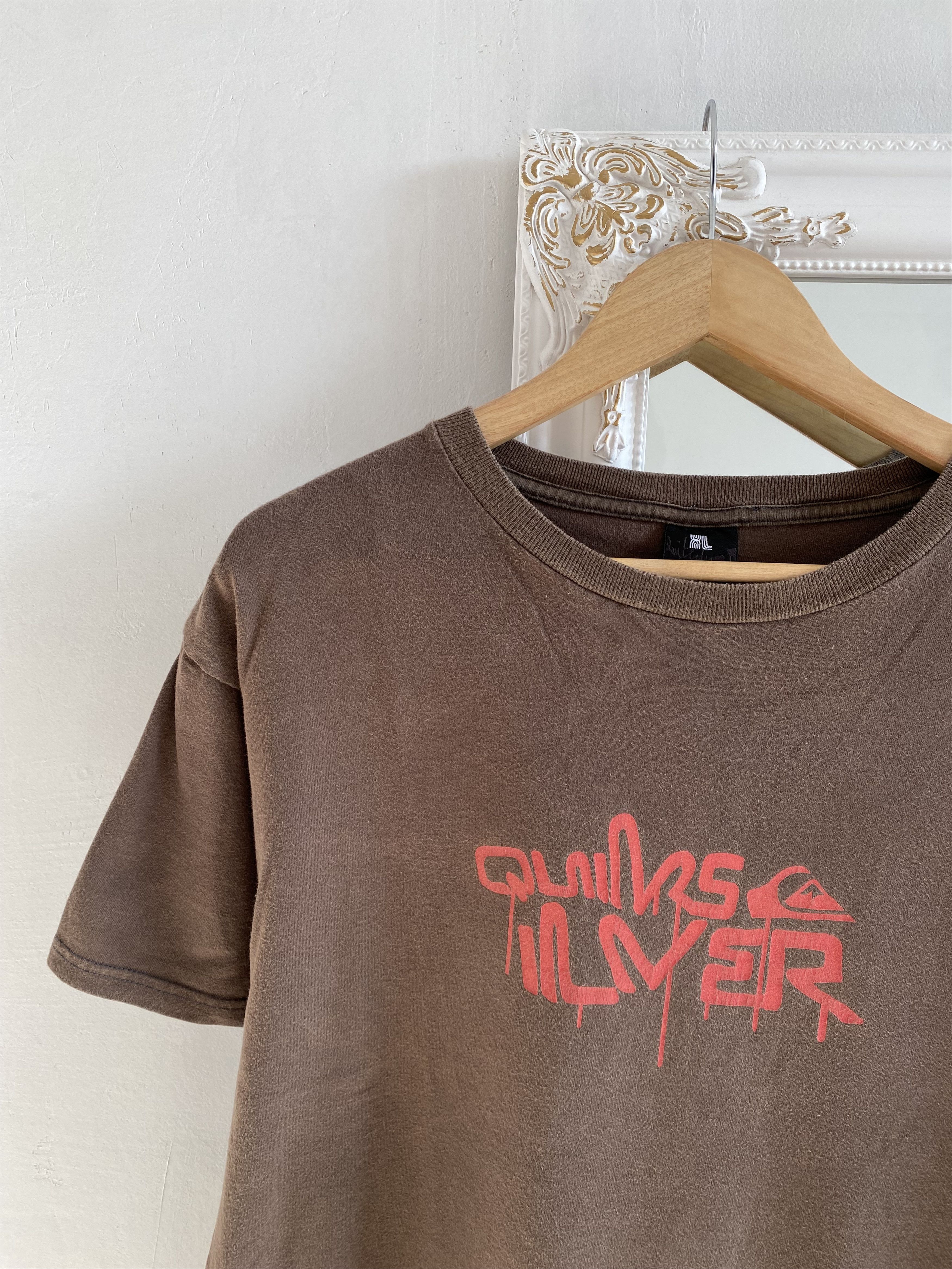 Quiksilver Vintage Quiksilver Washed Cotton T Shirt Tee Size US L / EU 52-54 / 3 - 3 Thumbnail