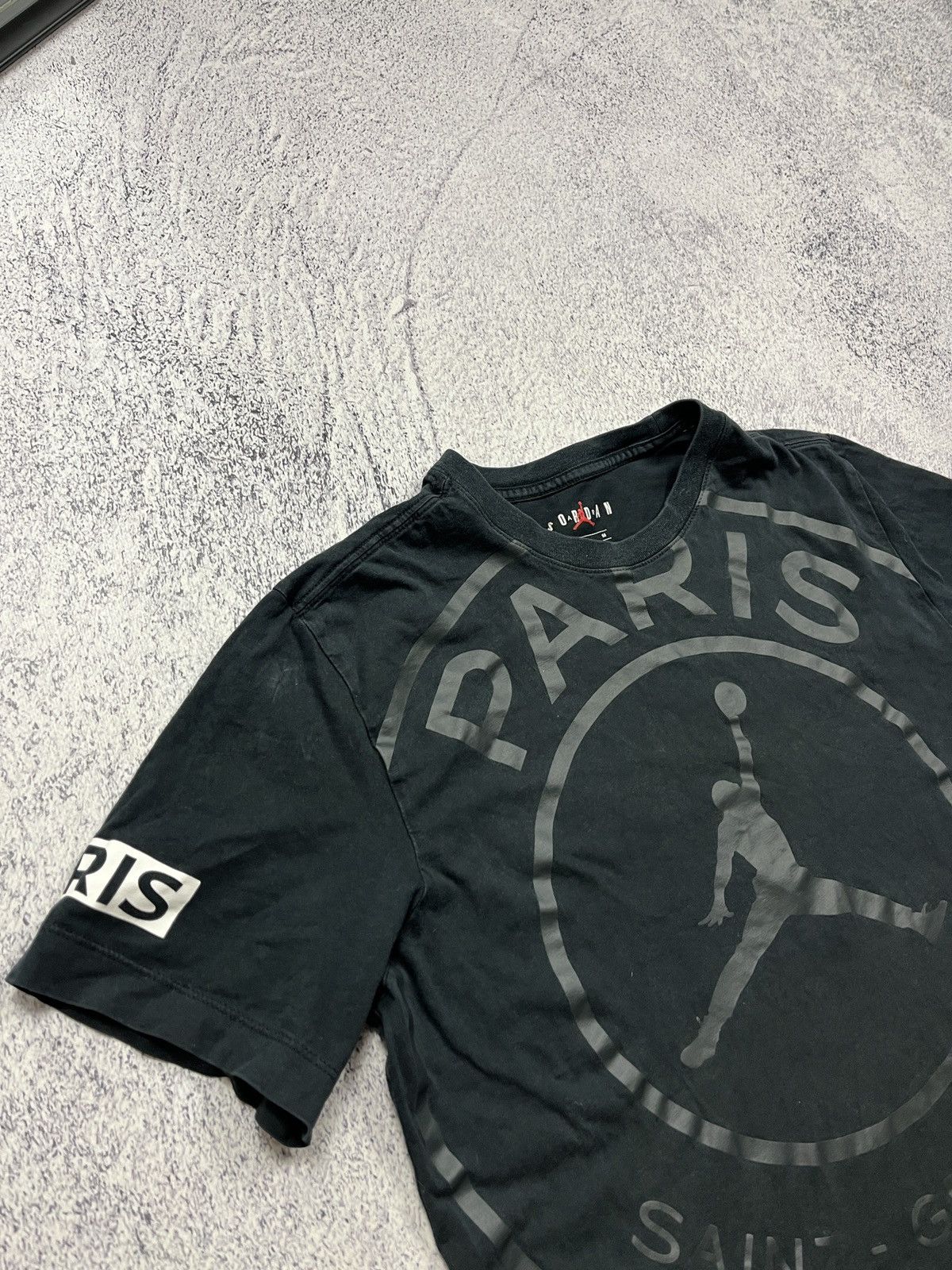 Jordan Brand Jordan Paris Saint Germain Big Logo T Shirt Drill Hype Y2k Size US M / EU 48-50 / 2 - 6 Thumbnail