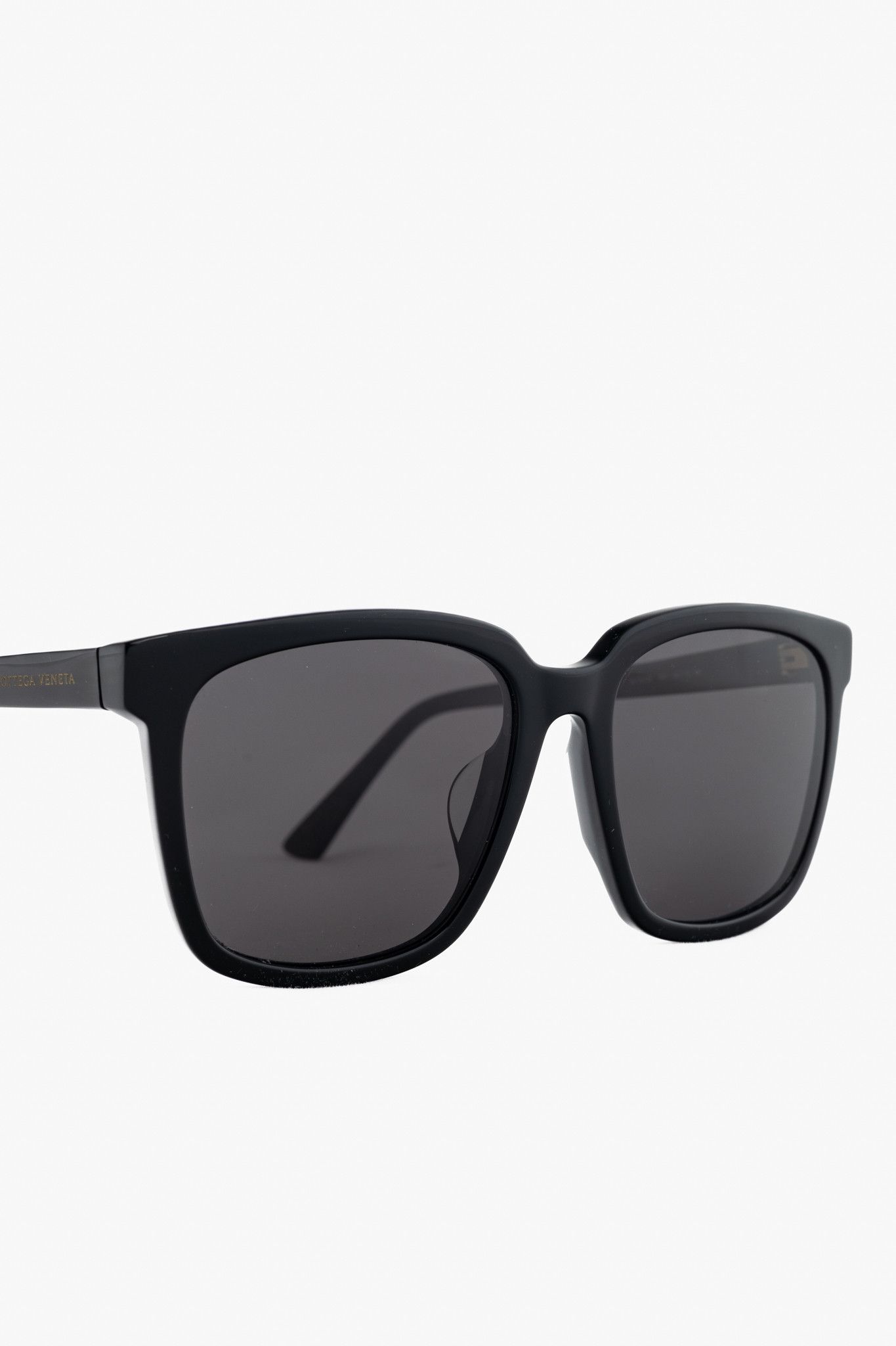 Bottega Veneta Bottega Veneta BV1021SK Black Square Acetate Sunglasses Size ONE SIZE - 5 Thumbnail