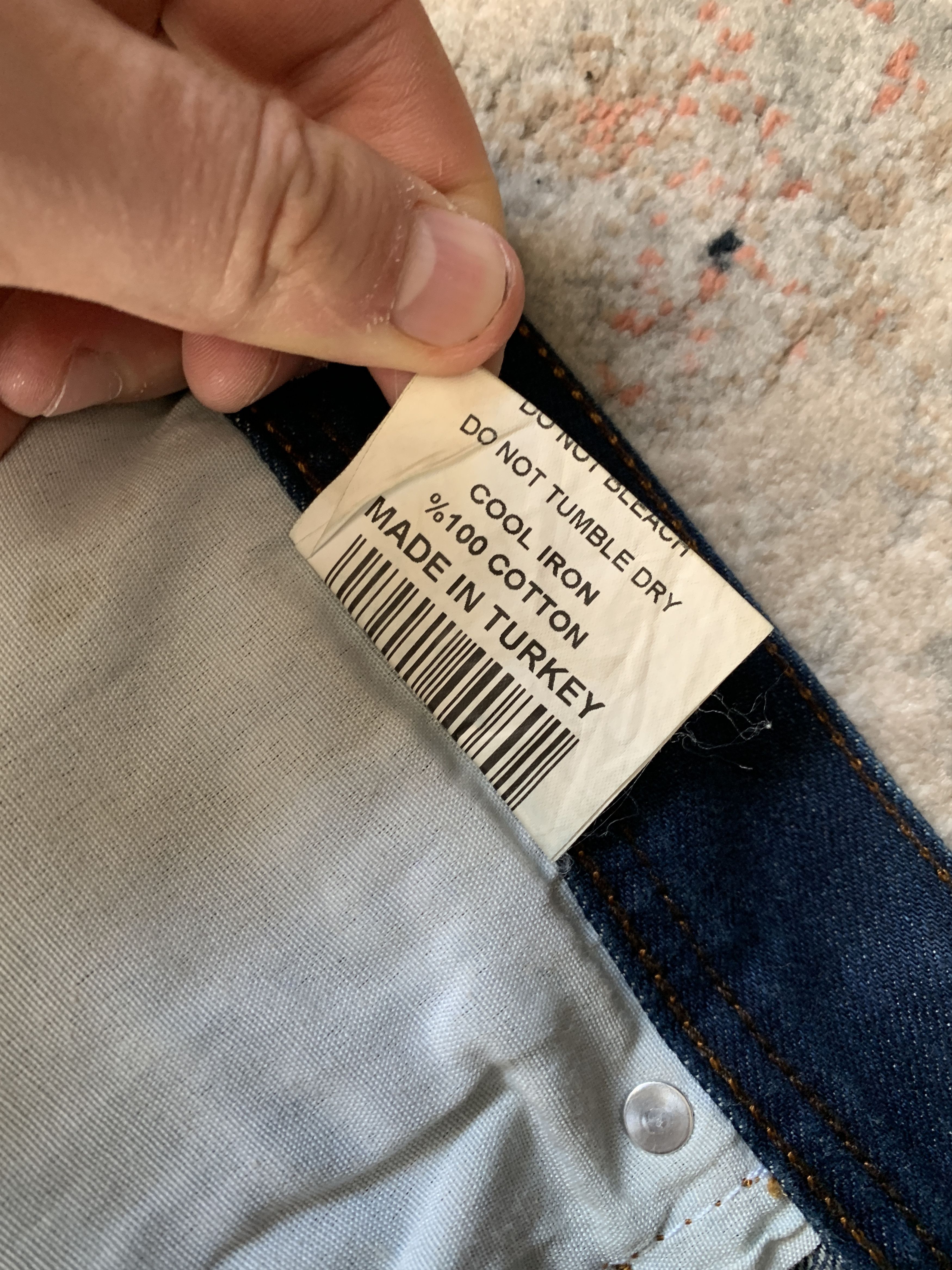 Japanese Brand Bar Of Denim Vintage Jeans Size US 36 / EU 52 - 8 Thumbnail