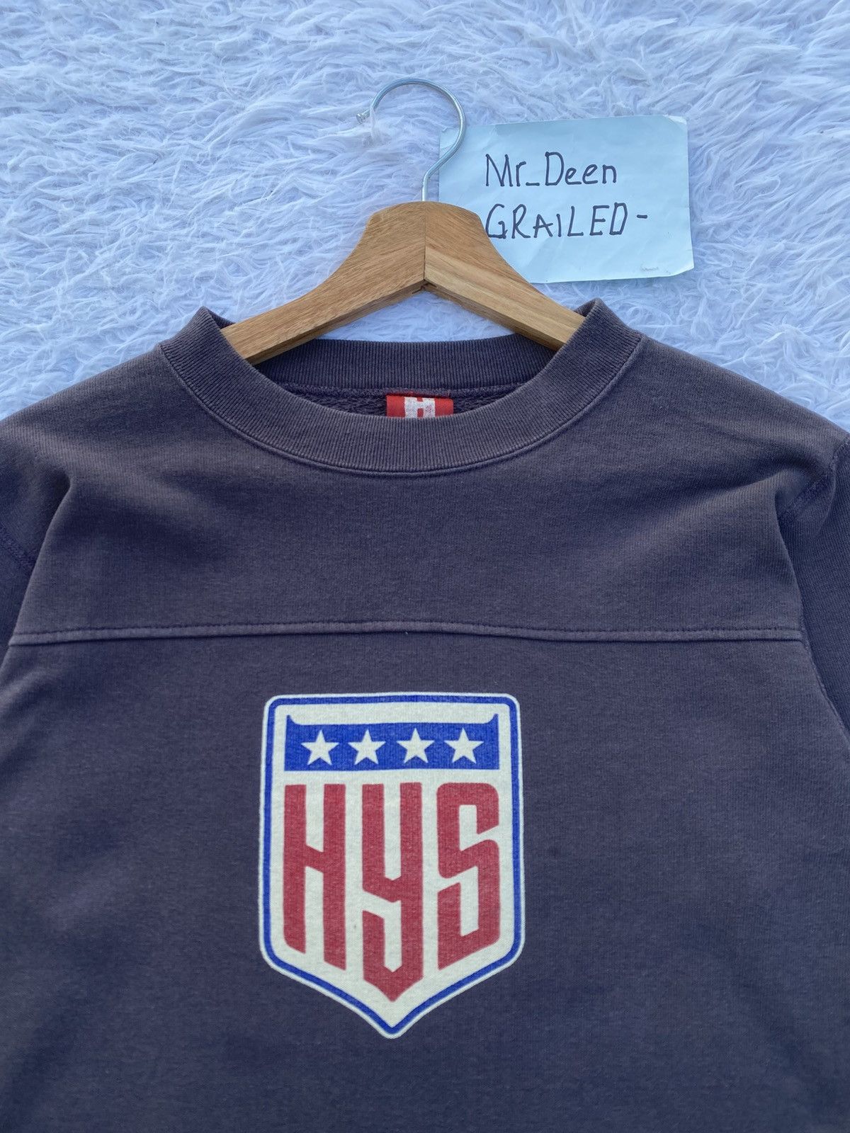 Hysteric Glamour Vintage Hysteric Glamour HYS US Logo Flag Longsleeve Shirt Size US S / EU 44-46 / 1 - 1 Thumbnail