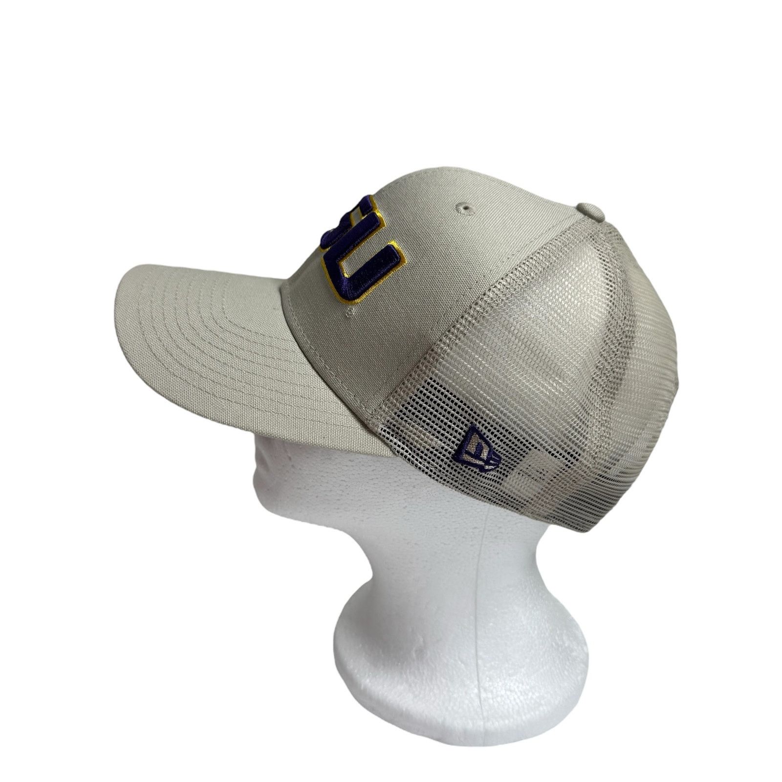 New Era NEW ERA LSU *NEW* Tan SnapBack Logo Cap Mesh One Size Size ONE SIZE - 4 Thumbnail