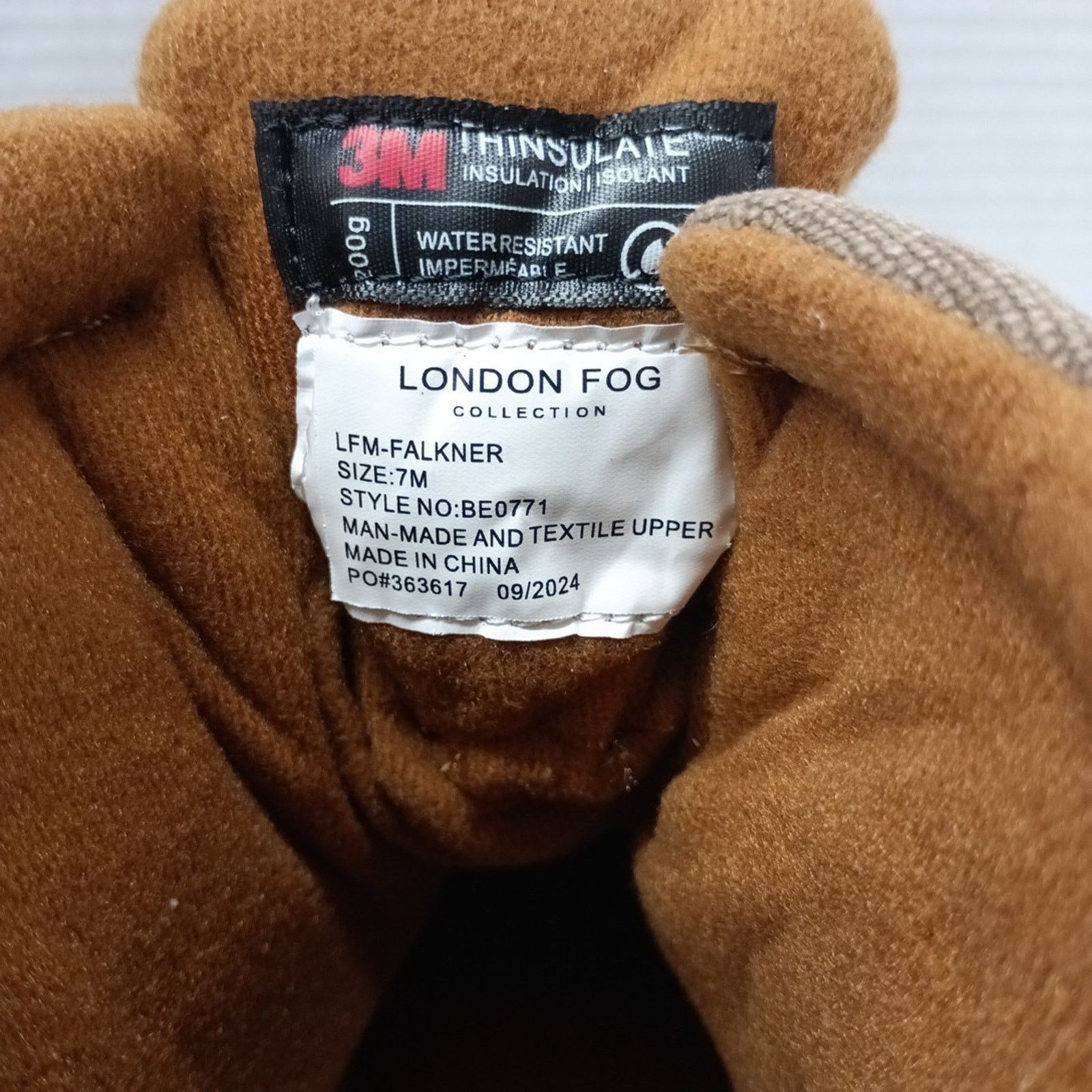 London Fog London Fog LFM-Holborn Winter Boot Brown/Black Men's Size 7M Size US 7 / EU 40 - 6 Thumbnail