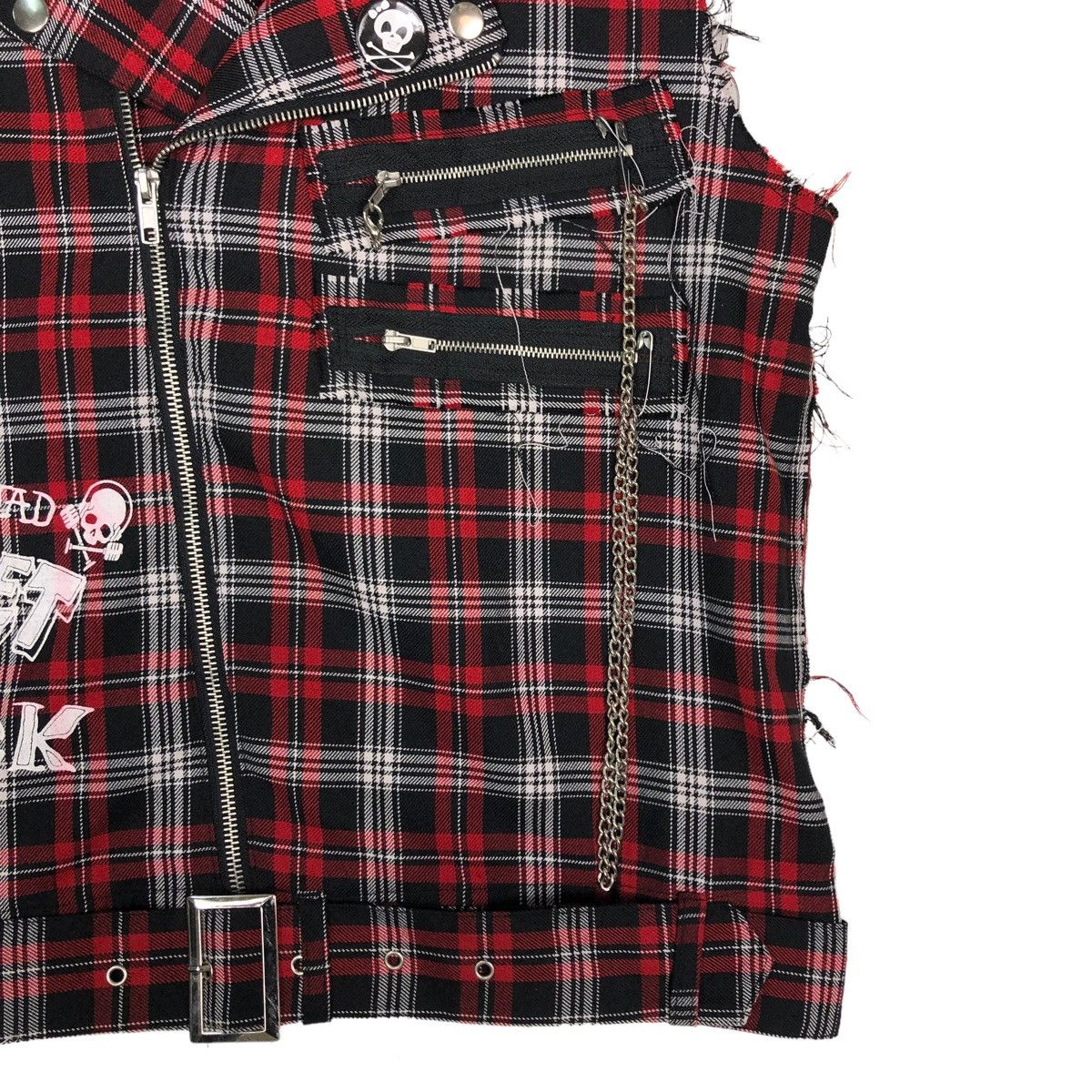 Hysteric Glamour DOUBLE BREAST PUNK BONDAGE BIKER BLOOD STORM SKELETON RARE Size US M / EU 48-50 / 2 - 8 Thumbnail