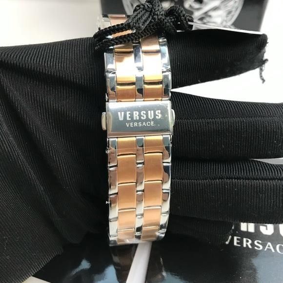 Versus Versace New Authentic VERSUS Versace Men's Gray Dial Stainless Steel Size ONE SIZE - 5 Thumbnail