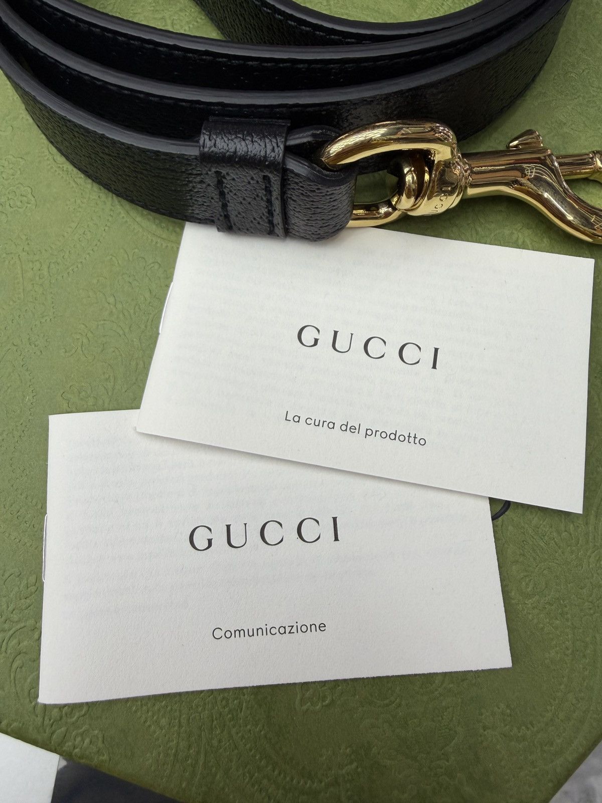 Gucci Gucci Black Leather Leash Size ONE SIZE - 8 Thumbnail
