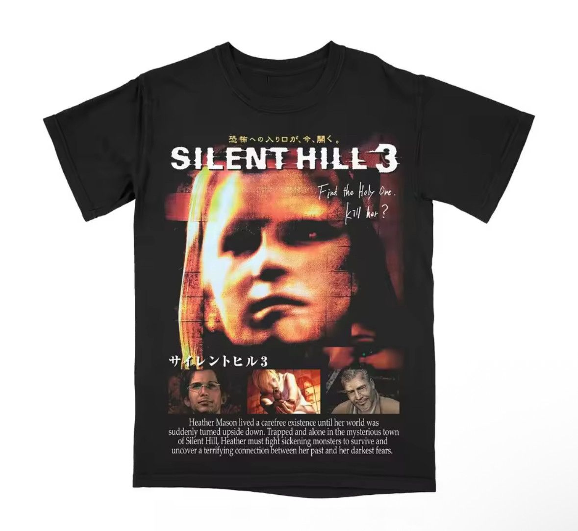 Street Punk Gothic Anime Horror Silent Hill Game T-Shirt