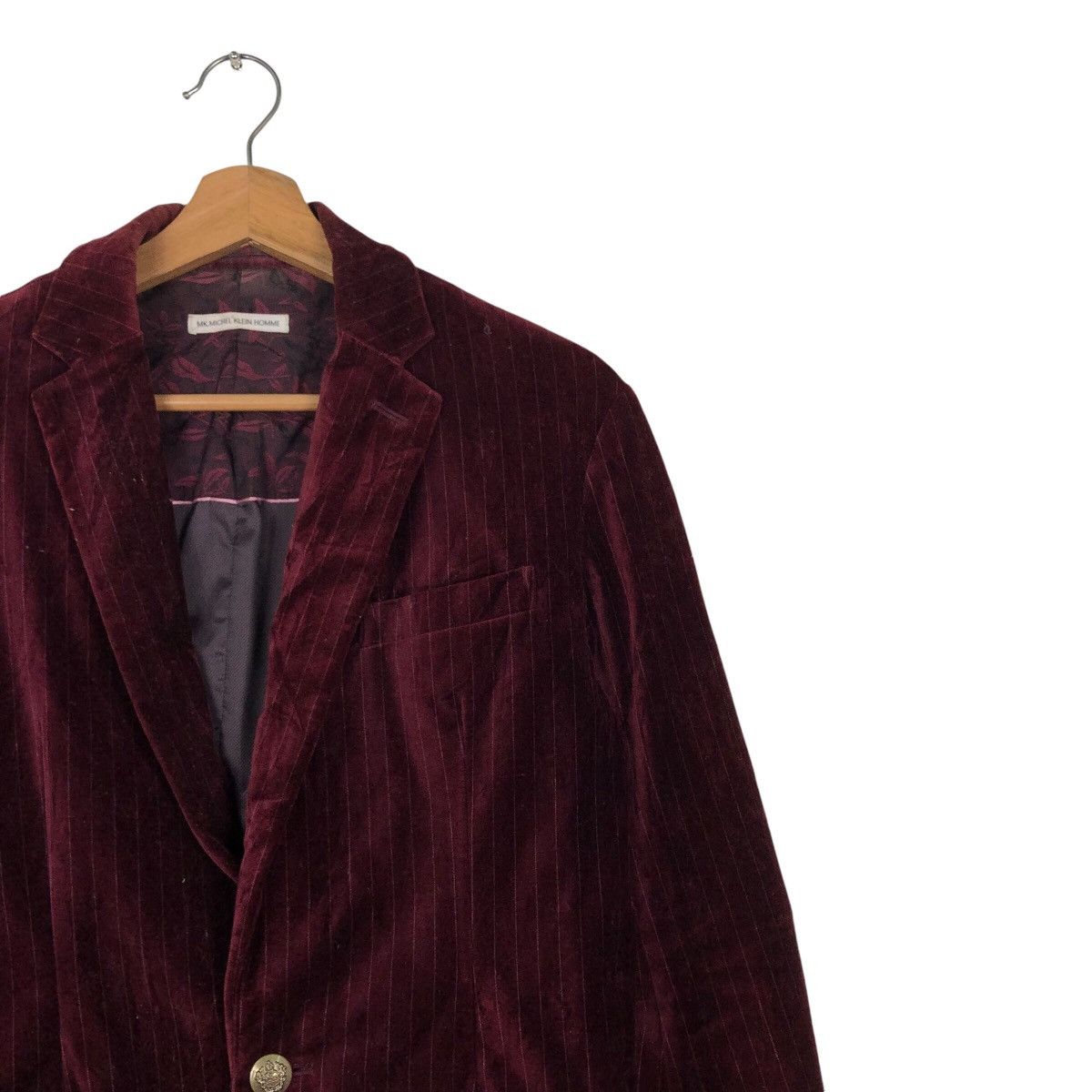 Japanese Brand 📌Vintage Chore Velvet Jacket Striped Michel Klein Homme Size US S / EU 44-46 / 1 - 7 Thumbnail