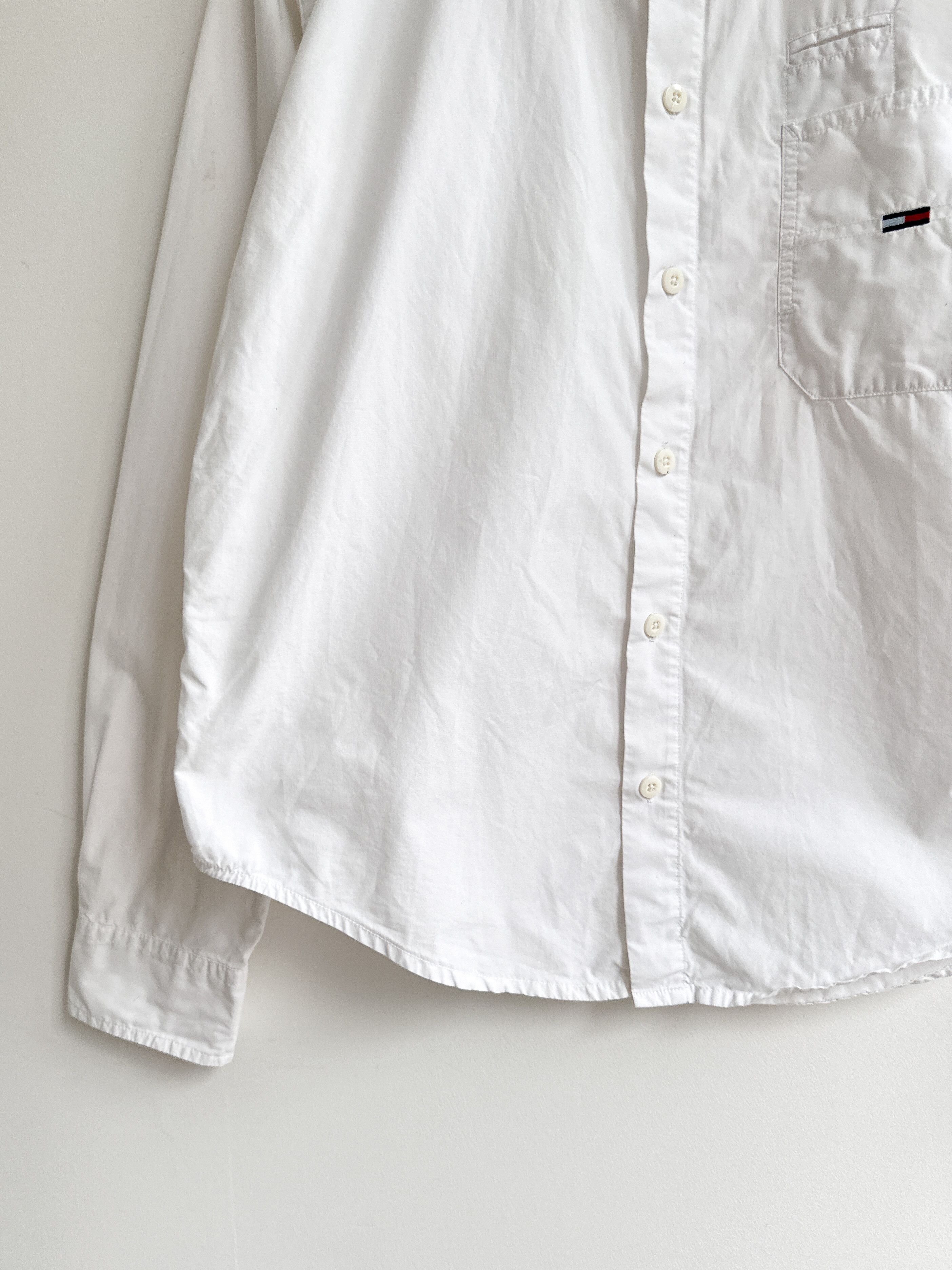 Tommy Hilfiger Vintage Tommy Hilfiger White Shirt Size S / US 4 / IT 40 - 4 Thumbnail