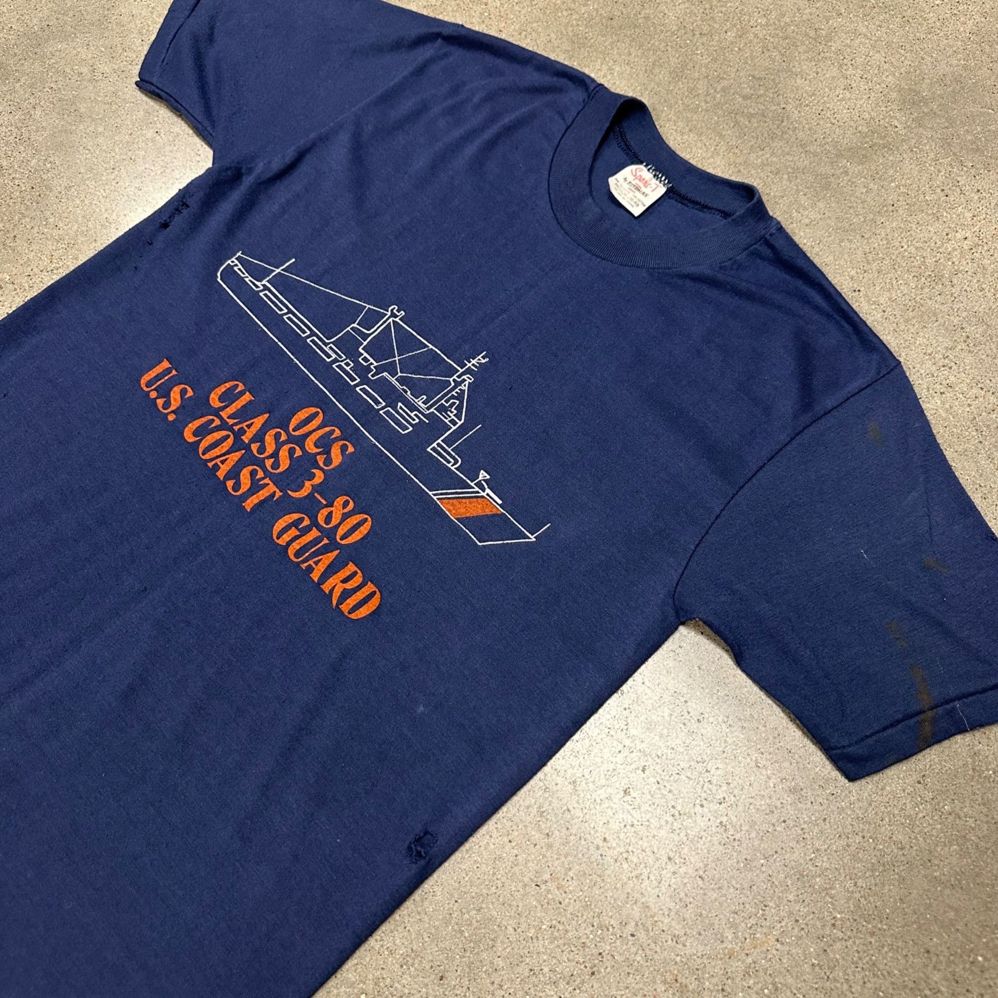 Vintage Vintage 80s US Military Coast Guard OCS Class 3-80 Shirt Size US M / EU 48-50 / 2 - 2 Thumbnail