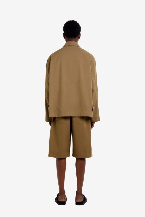 Studio Nicholson o1mle0824 Easy Zipped Jacket Soil in Brown Size US M / EU 48-50 / 2 - 2 Thumbnail