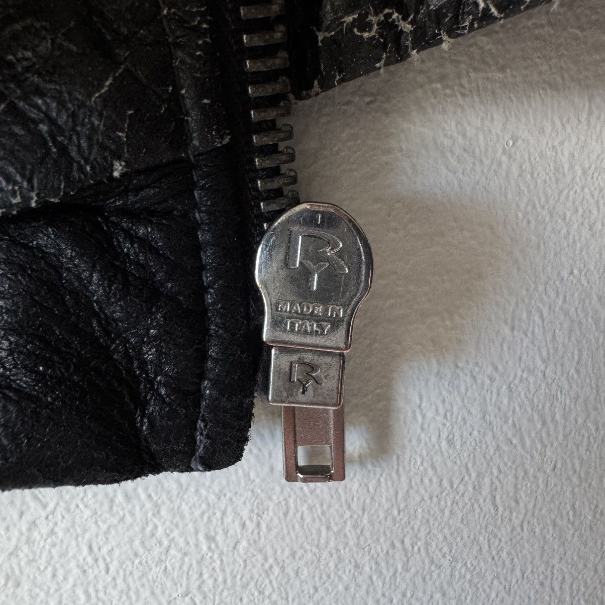 Rick Owens Rick Owens SS09 Gradient Blistered Intarsia Leather Jacket Size US M / EU 48-50 / 2 - 17 Thumbnail