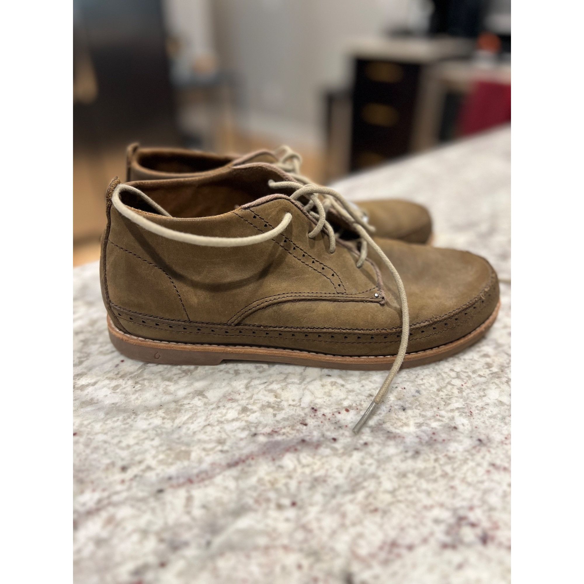 Olukai OLUKAI Honolulu Leather Boot Shoe - Size 8 Size US 8 / EU 41 - 2 Thumbnail