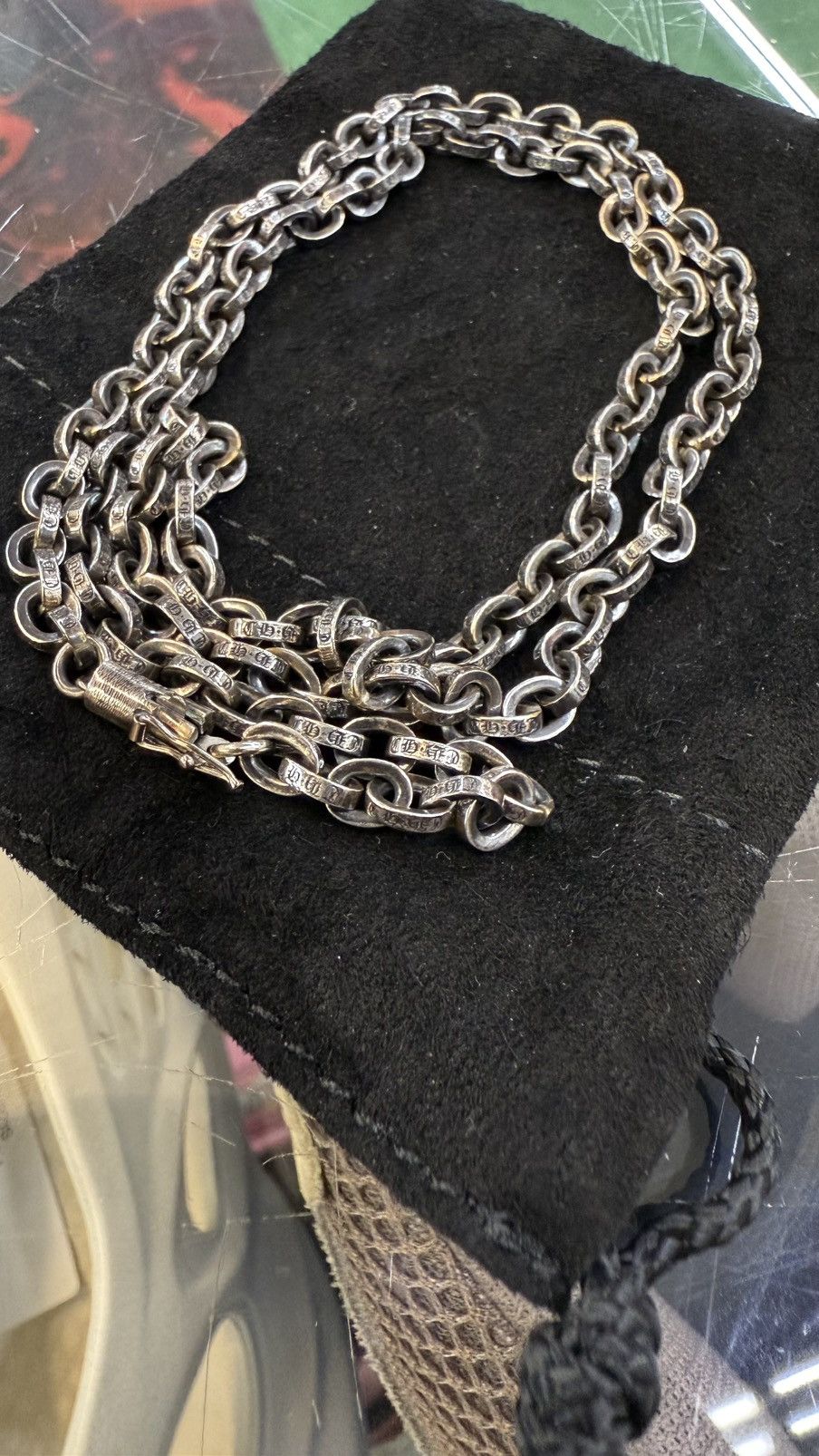 Chrome Hearts Chrome Heart Paper Chain Necklace Size ONE SIZE - 2 Thumbnail
