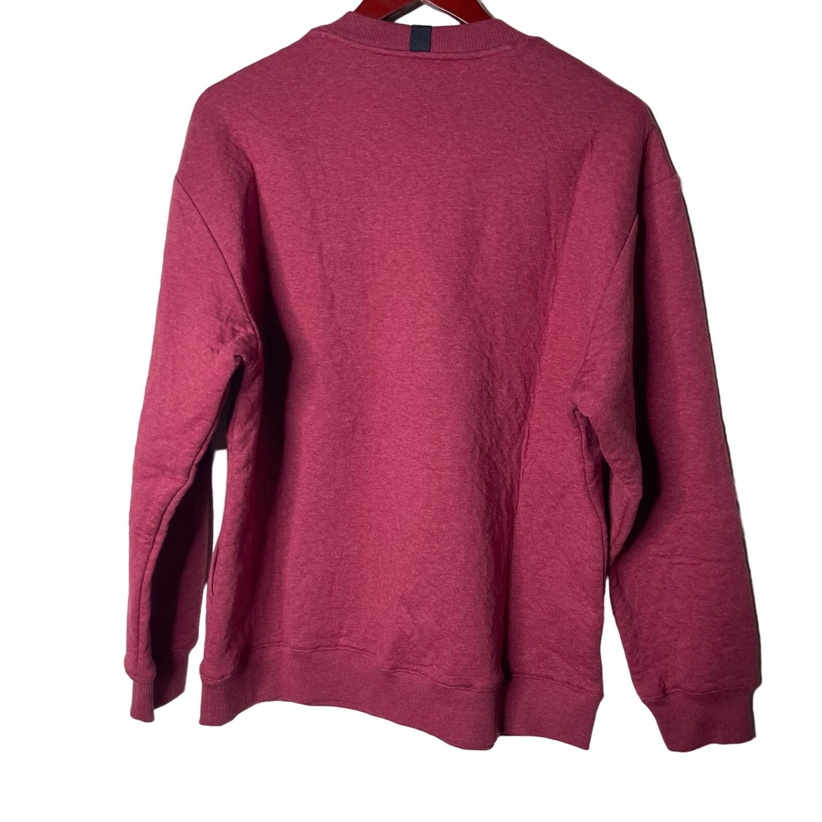 Lunya Lunya Lahgo Restore Double Face Crew Neck Sweater Maroon M Size US M / EU 48-50 / 2 - 2 Thumbnail
