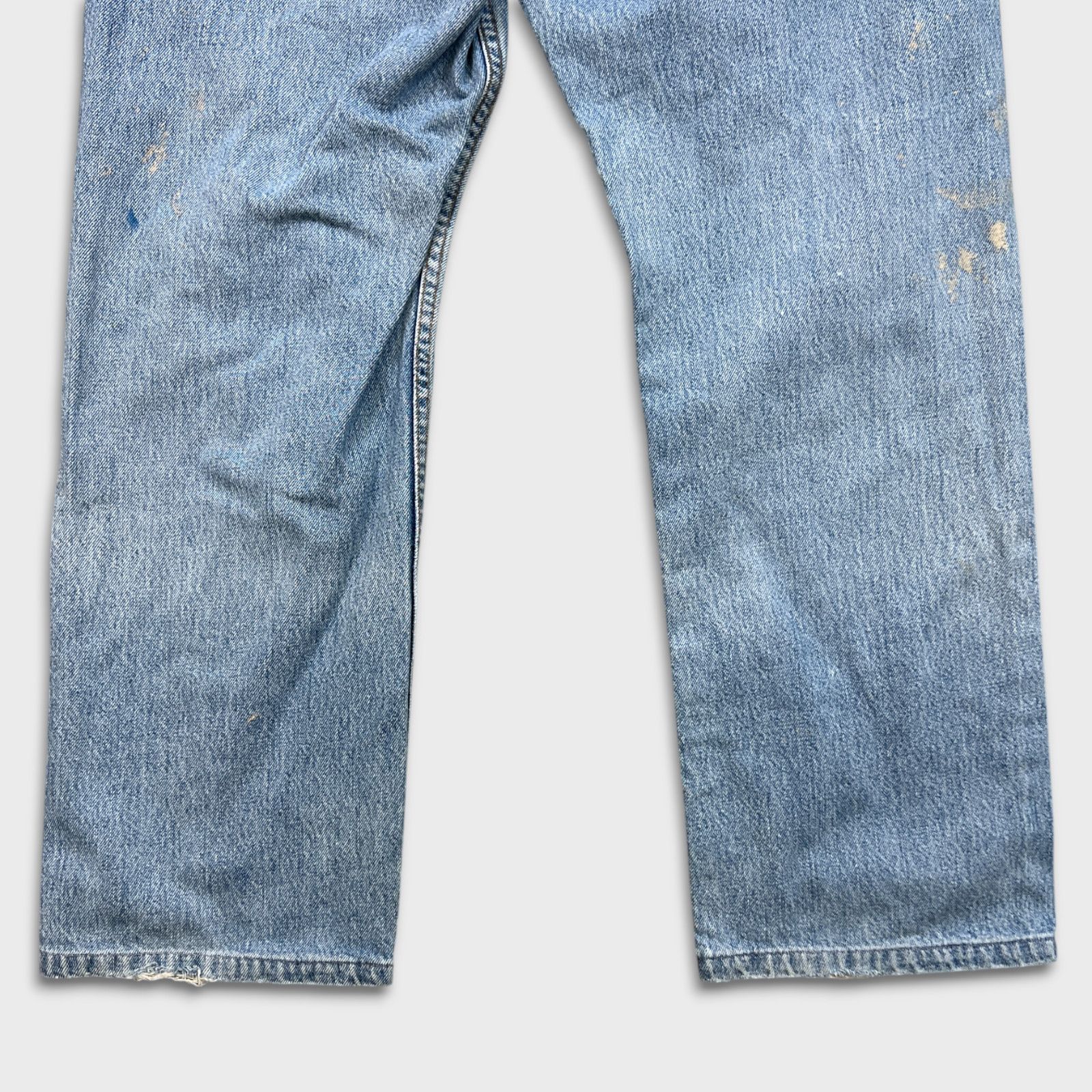 Levi's × Vintage VTG Levi's 528 Jeans 33x32 Metro Fit Distressed 90s Denim Size US 32 / EU 48 - 10 Thumbnail