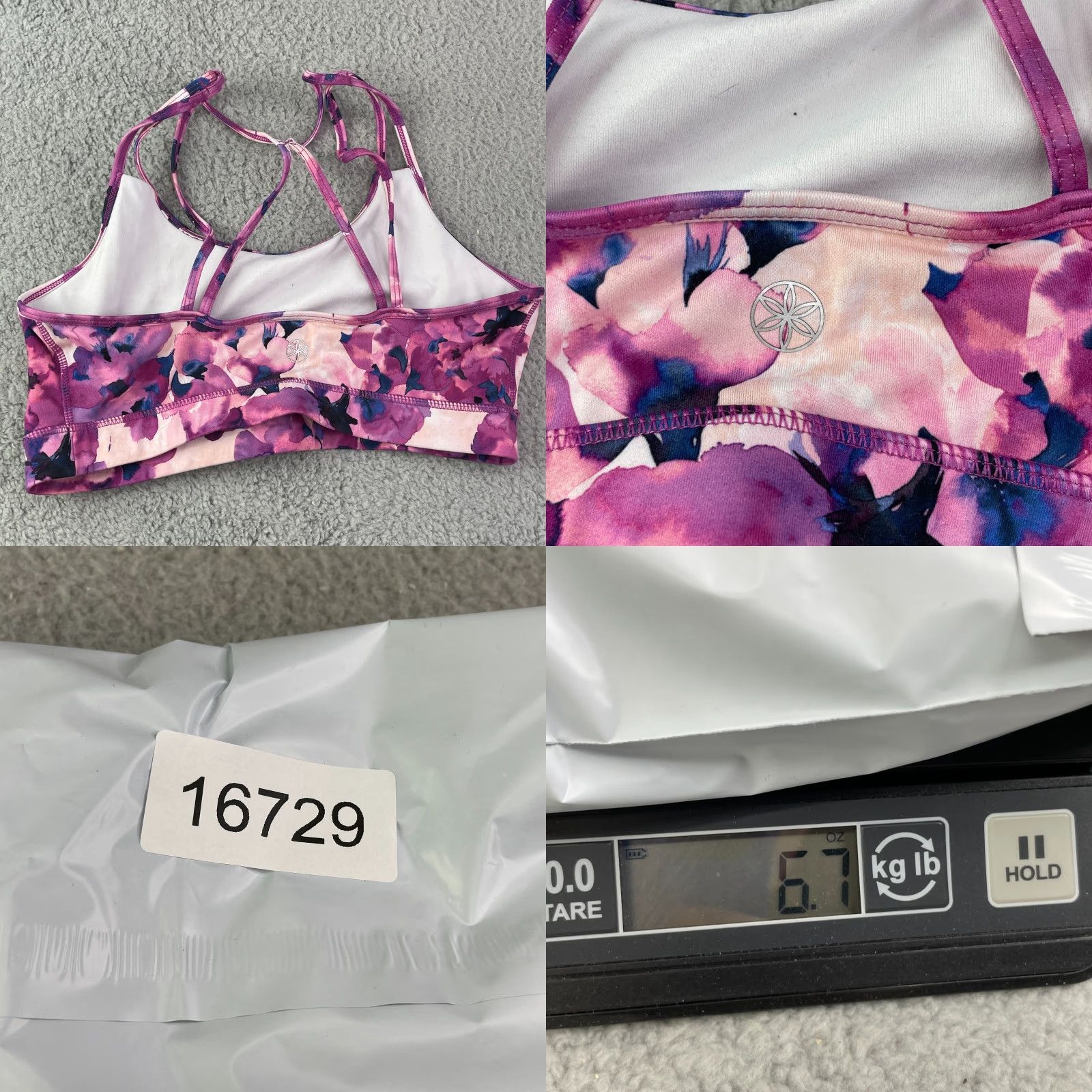 Jockey Jockey Giam Sports Bra LOT of 2 Women XXL Sportswear Size ONE SIZE - 8 Thumbnail