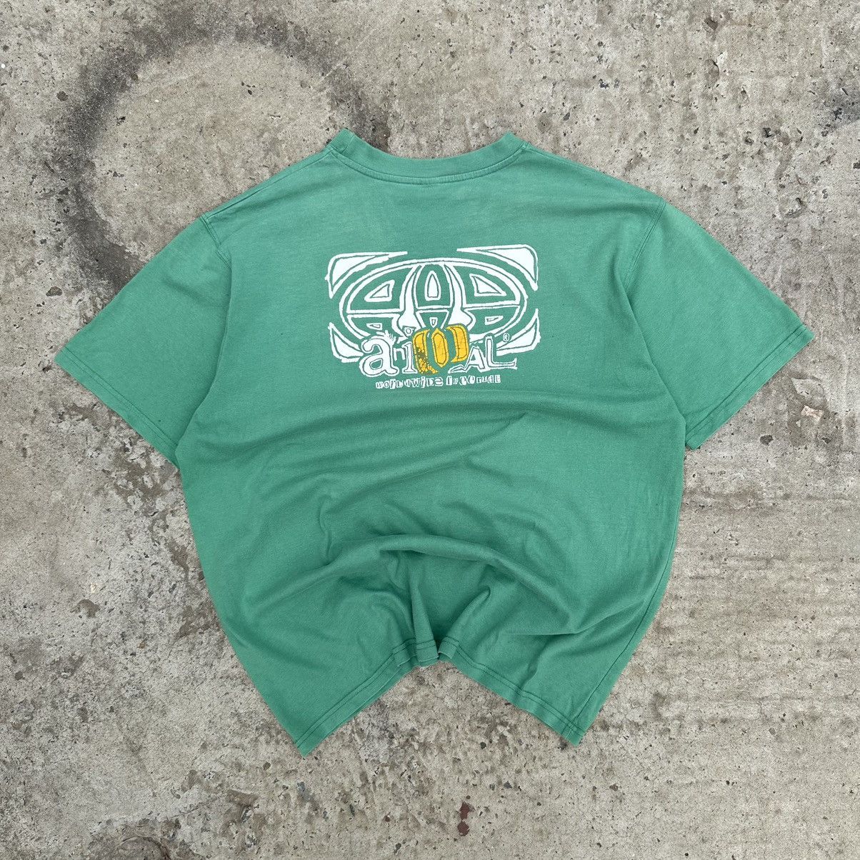Vintage Vintage Animal T-shirts Big Logo Skate Wear Y2K USA 00s Size US XL / EU 56 / 4 - 1 Thumbnail