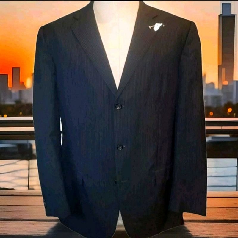 Jil Sander Jil Sander Virgin Wool Blazer 54 Size 54R - 1 Thumbnail