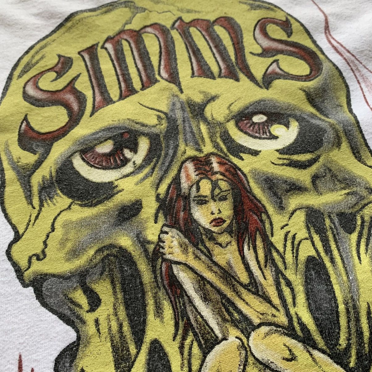 Hanes Vintage Ron Simms Costum Cycles Hayward, Ca. Size US XL / EU 56 / 4 - 3 Thumbnail