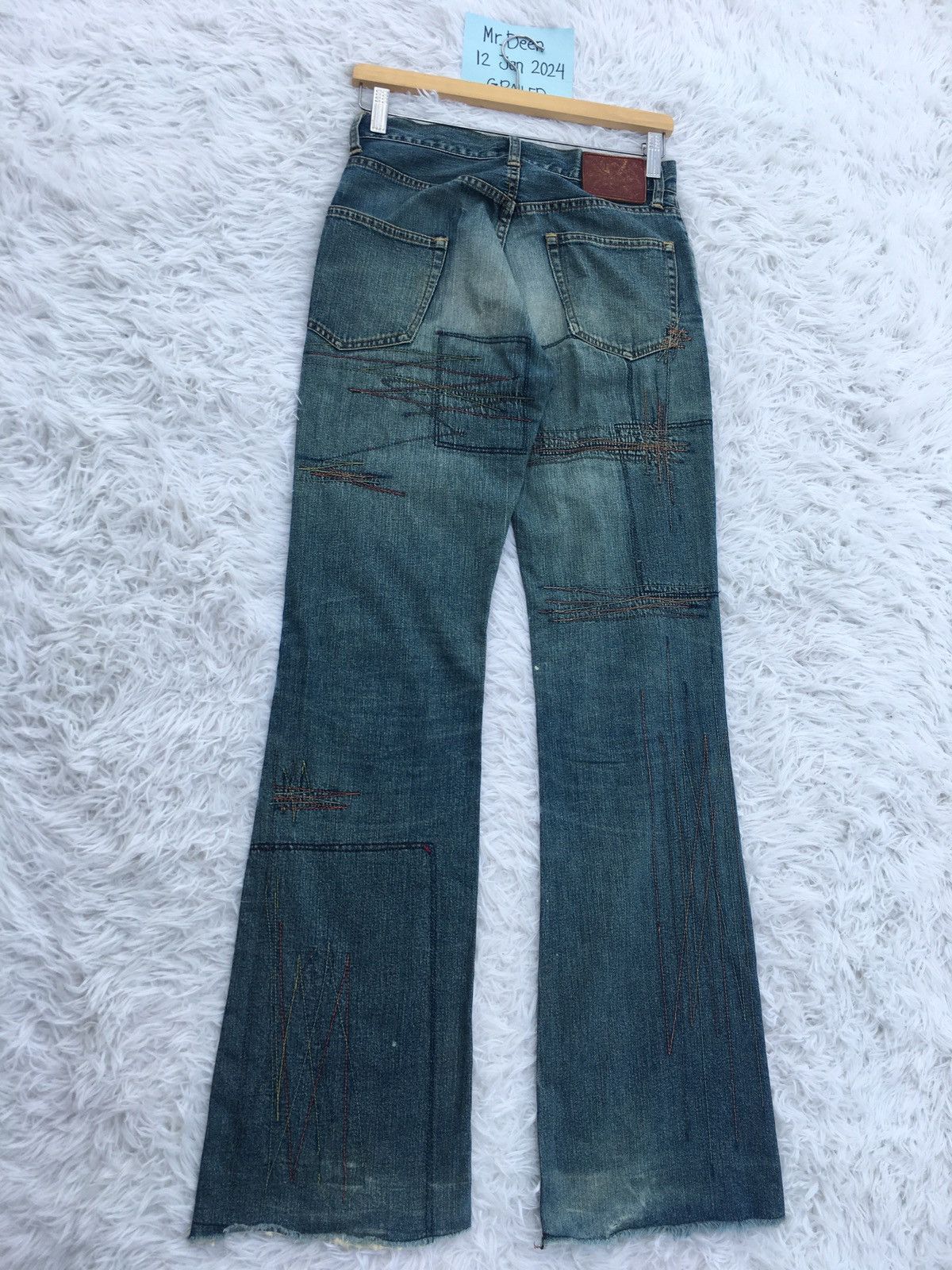 Hysteric Glamour Rare Vintage Hysteric Glamour Kinky Patchwork Jeans Size 28" / US 6 / IT 42 - 23 Thumbnail