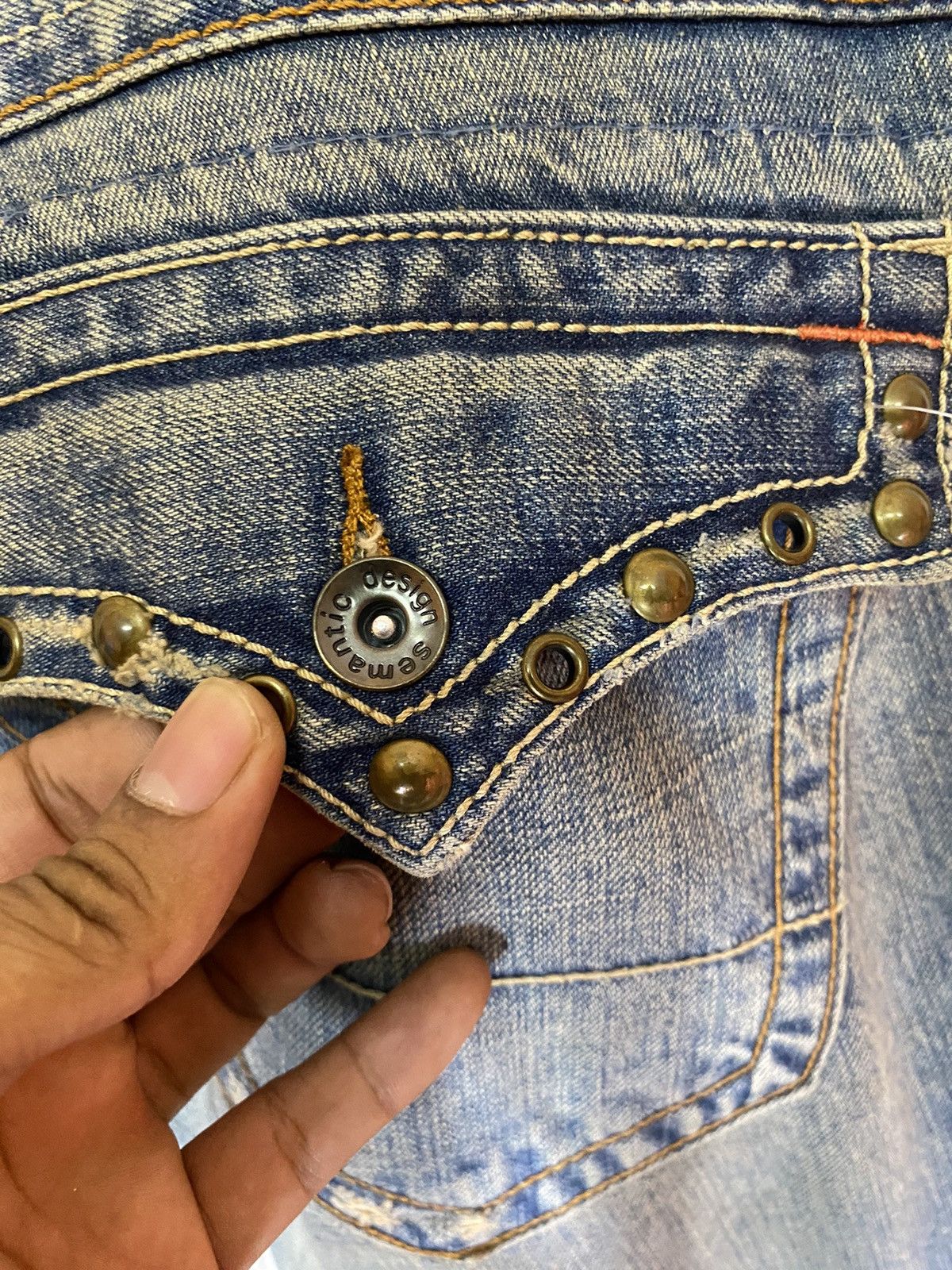 If Six Was Nine × Seditionaries × semanticdesign ‼️SEMANTIC DESIGN FLARED DENIM destroy‼️ Size US 31 - 10 Thumbnail