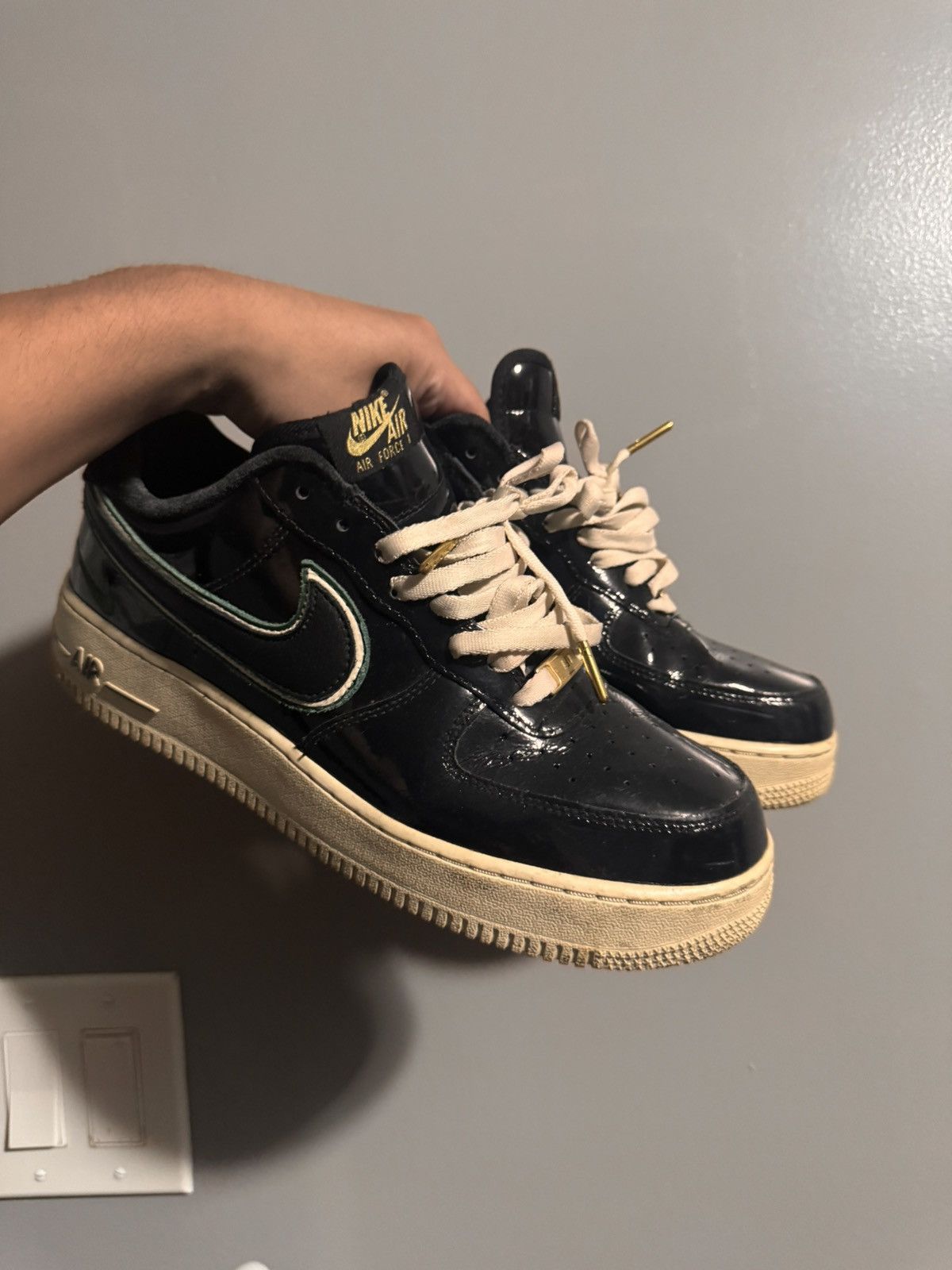 Nike Nike Nigel Sylvester Air Force 1 Patent Leather Size US 9 / EU 42 - 3 Thumbnail