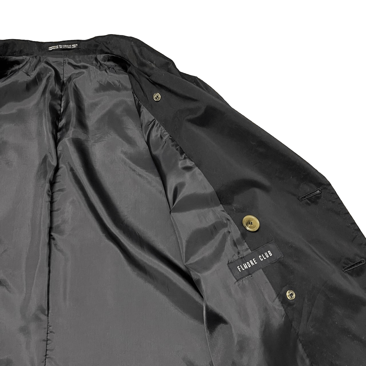 Yohji Yamamoto Vintage Flandre Club Double Breasted Coat Size US M / EU 48-50 / 2 - 6 Thumbnail