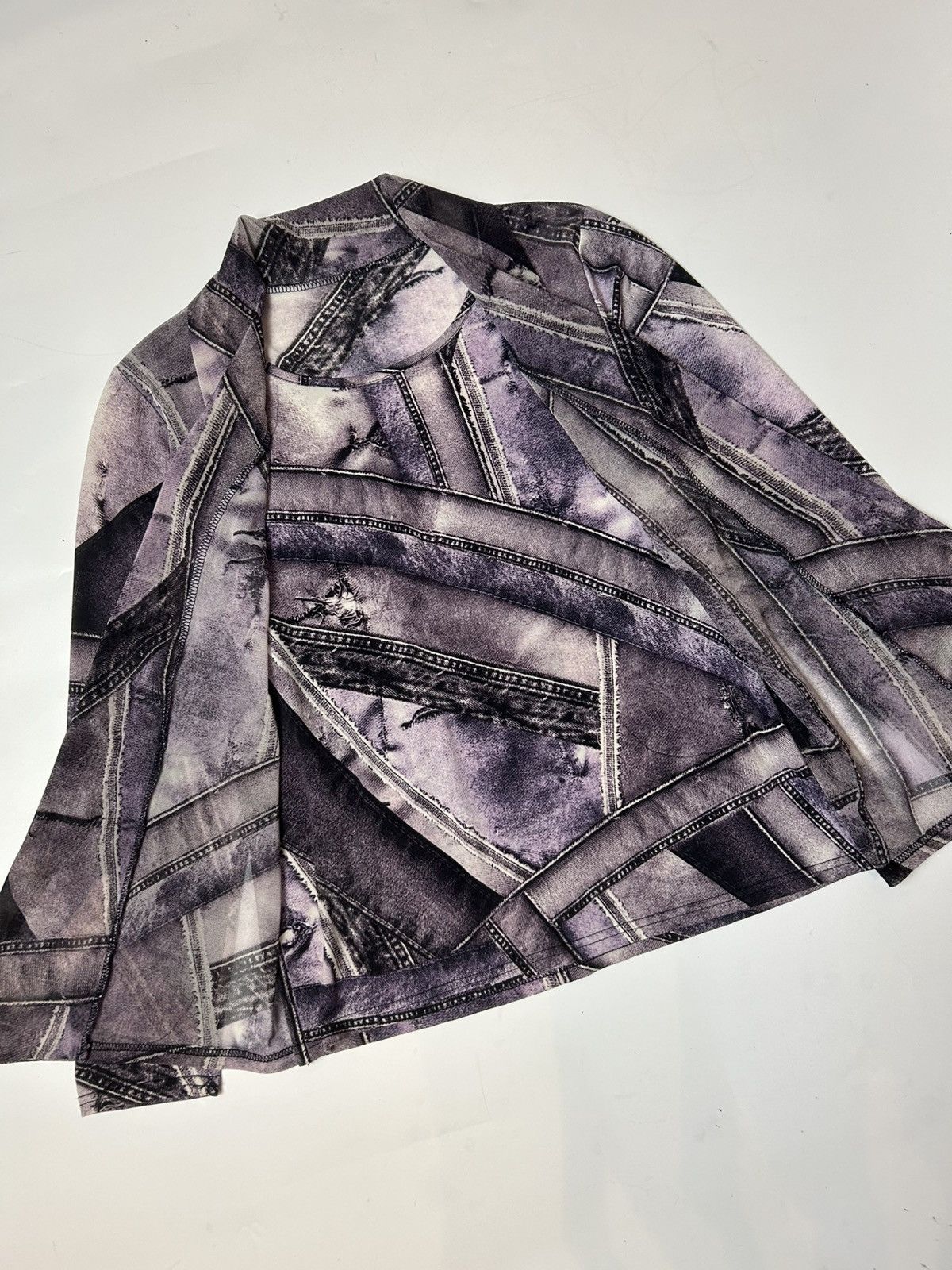 Hysteric Glamour × Japanese Brand QUEEN LADIES PRINTED BLOUSE Size ONE SIZE - 2 Thumbnail