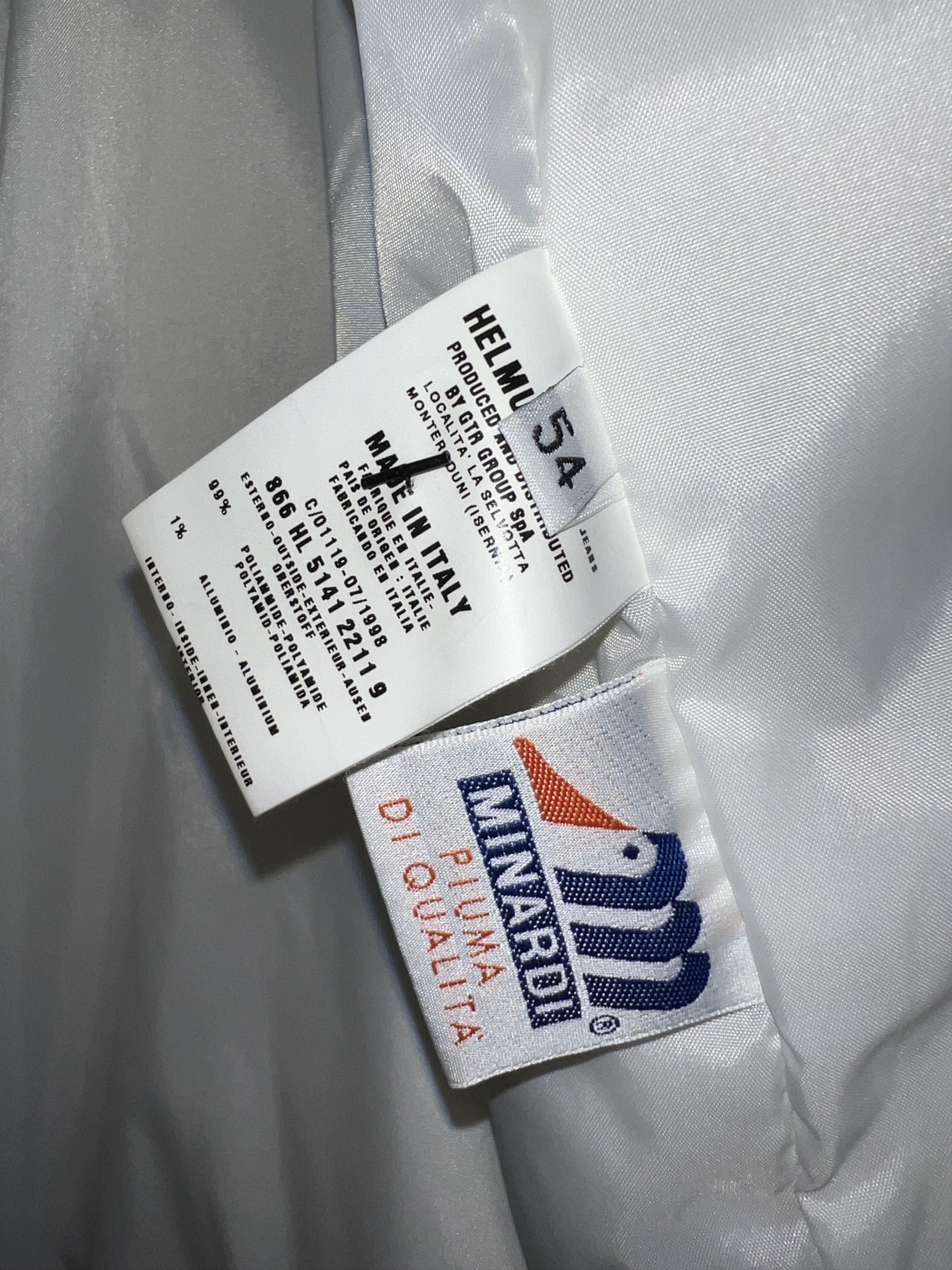 Helmut Lang HELMUT LANG aluminum blend nylon goose puffer 54 Size US L / EU 52-54 / 3 - 13 Thumbnail