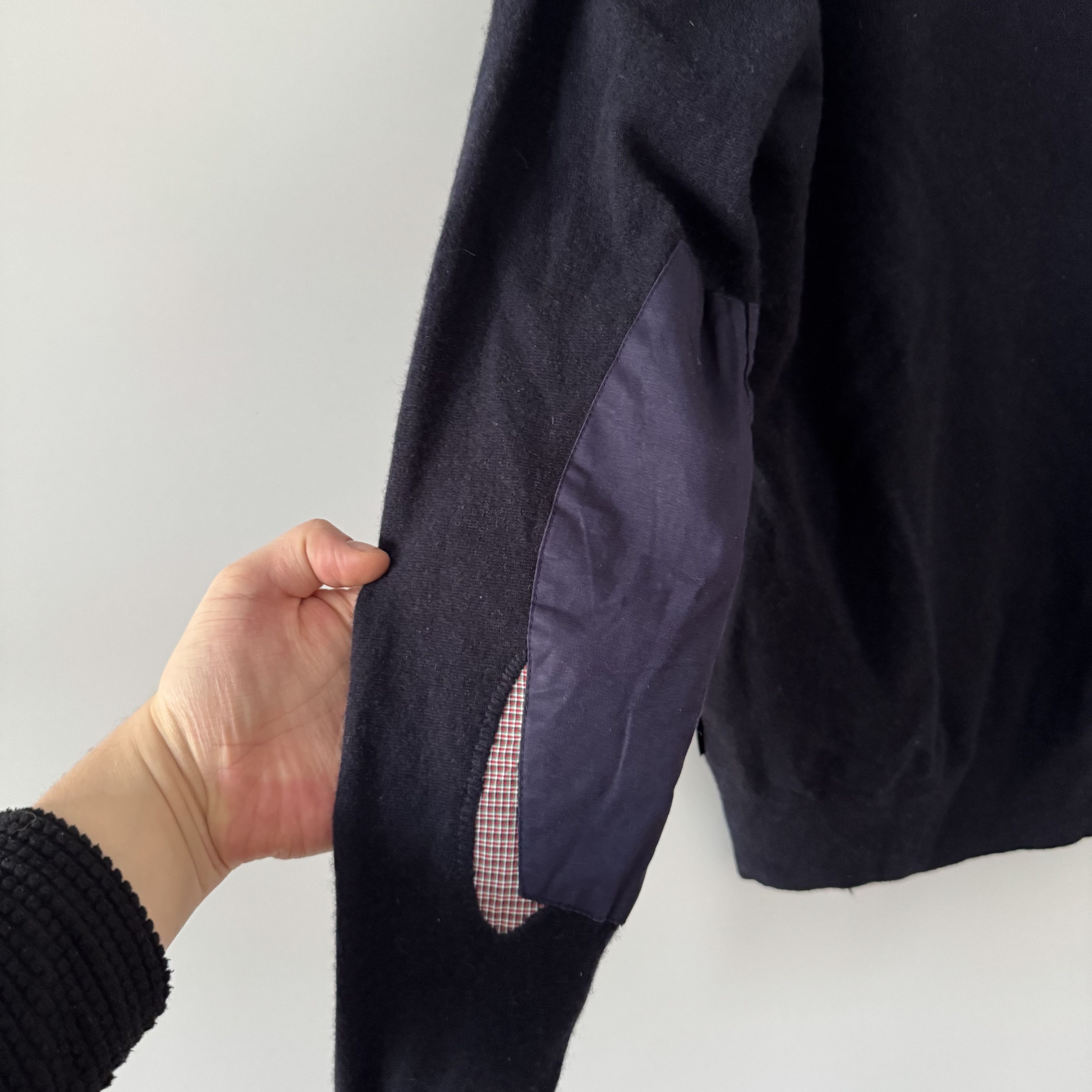 Paul Smith Men's Paul Smith Jeans Wool Button Cardigan Navy Blue Size L Size US L / EU 52-54 / 3 - 7 Thumbnail