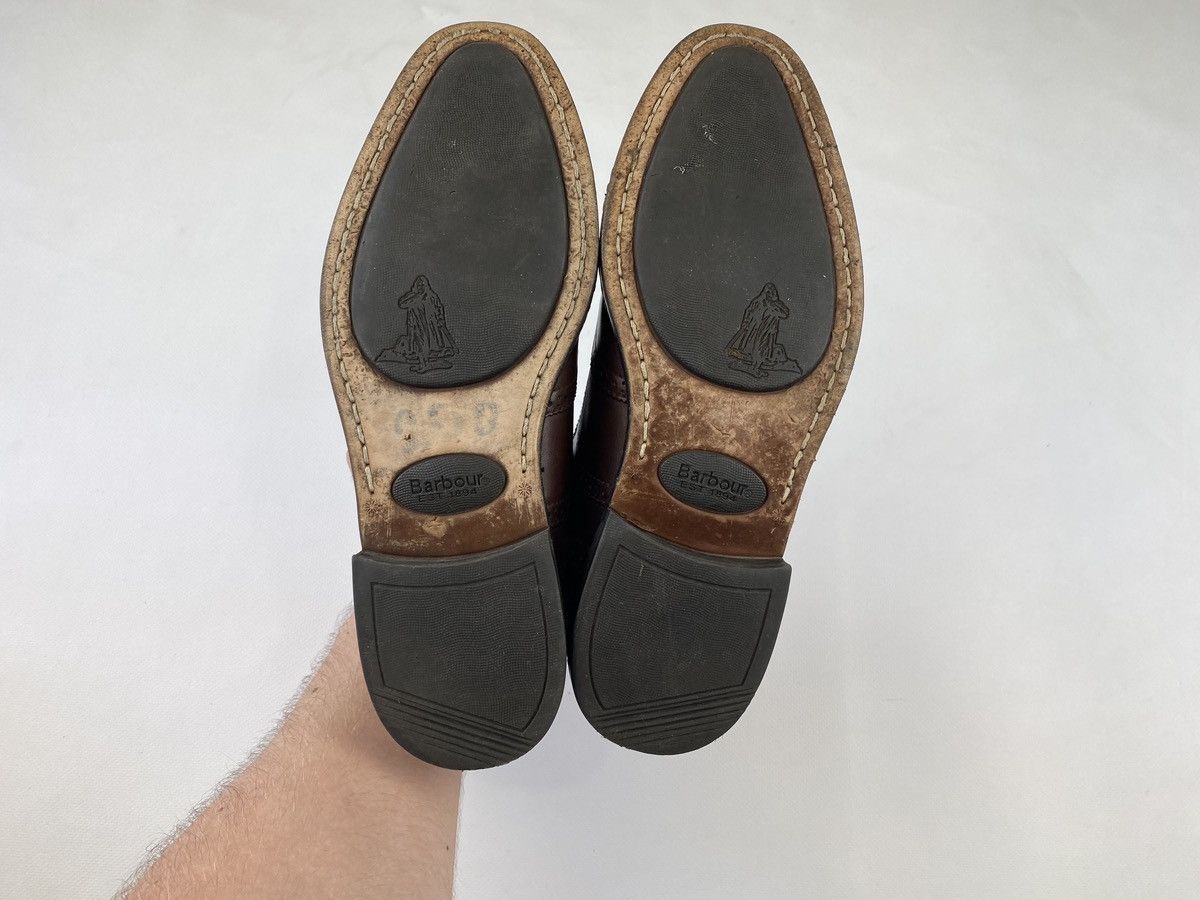 Barbour Barbour Shoes Worcester Brown Leather Brogues Size US 10.5 / EU 43-44 - 6 Thumbnail