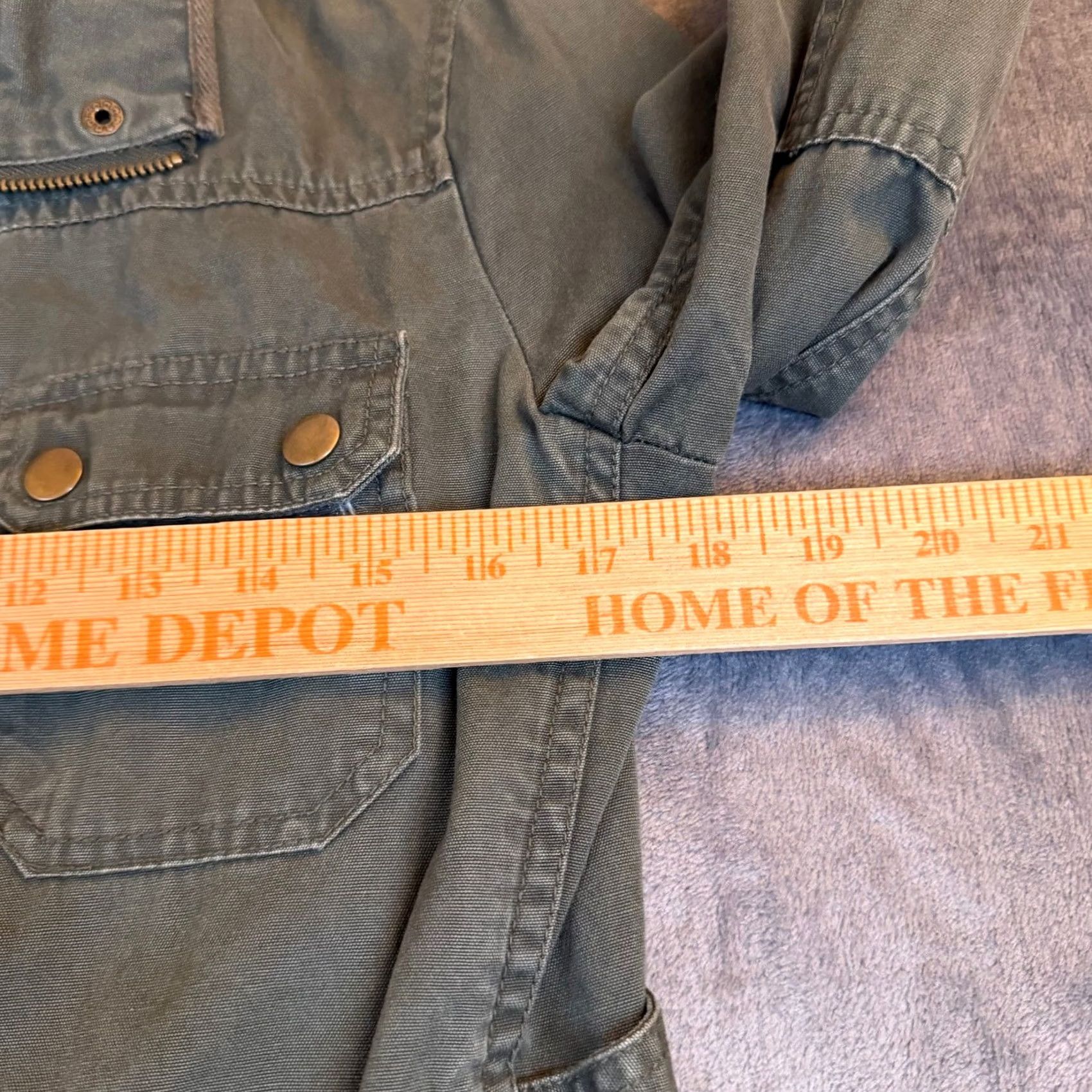 Vintage KUT from the Kloth Olive Green Utility Jacket Women's S Military Jacket Pockets Zip Button Front Size S / US 4 / IT 40 - 6 Thumbnail