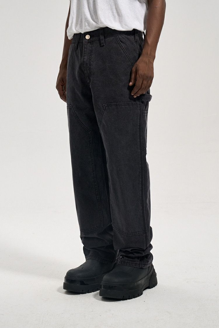 washed faded utility skate hiphop carpenter jeans