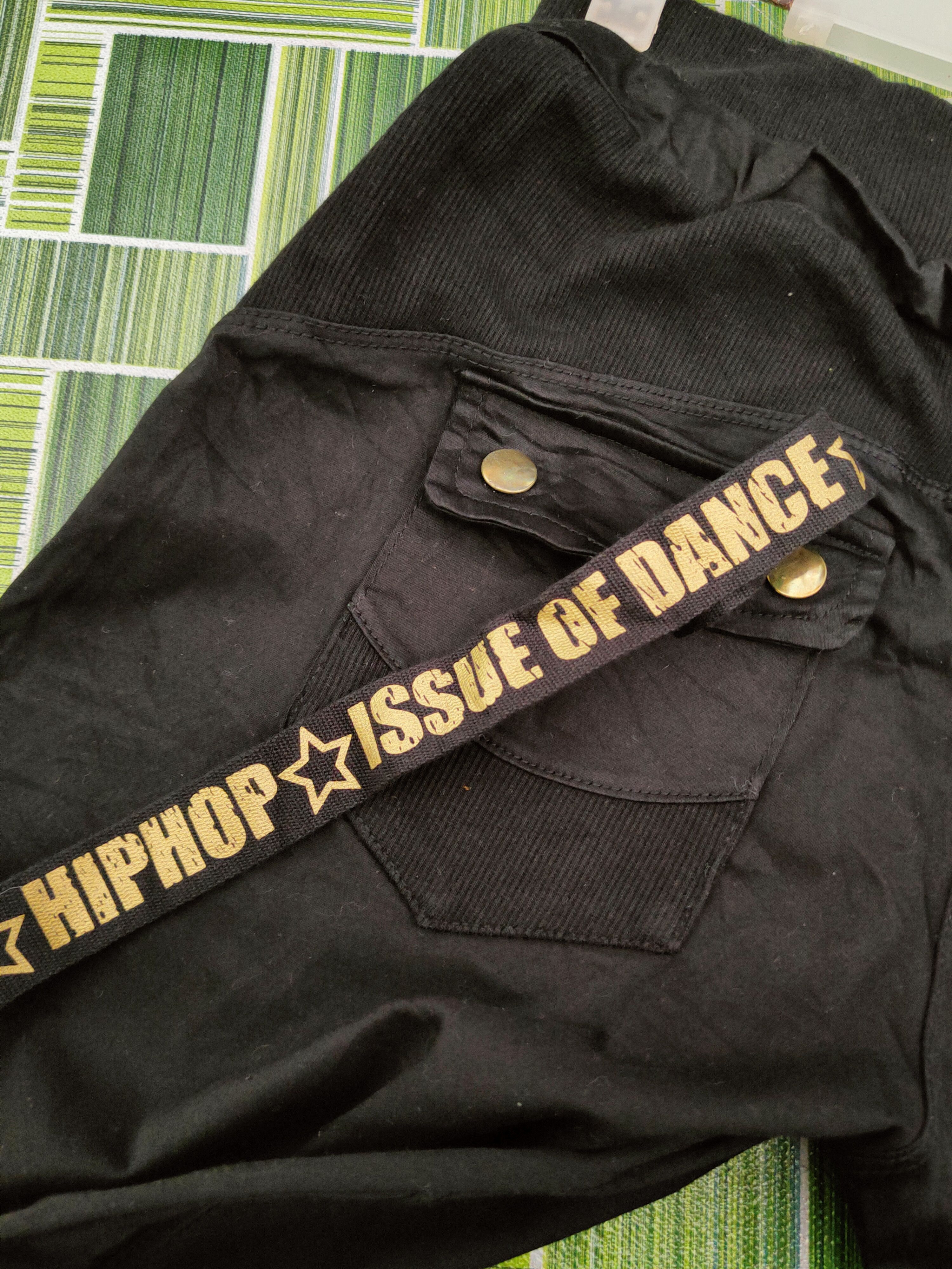 Japanese Brand PUNK 🔥Issue of Dance Black Multipocket Cargo Pants Size 26" / US 2 / IT 38 - 3 Thumbnail