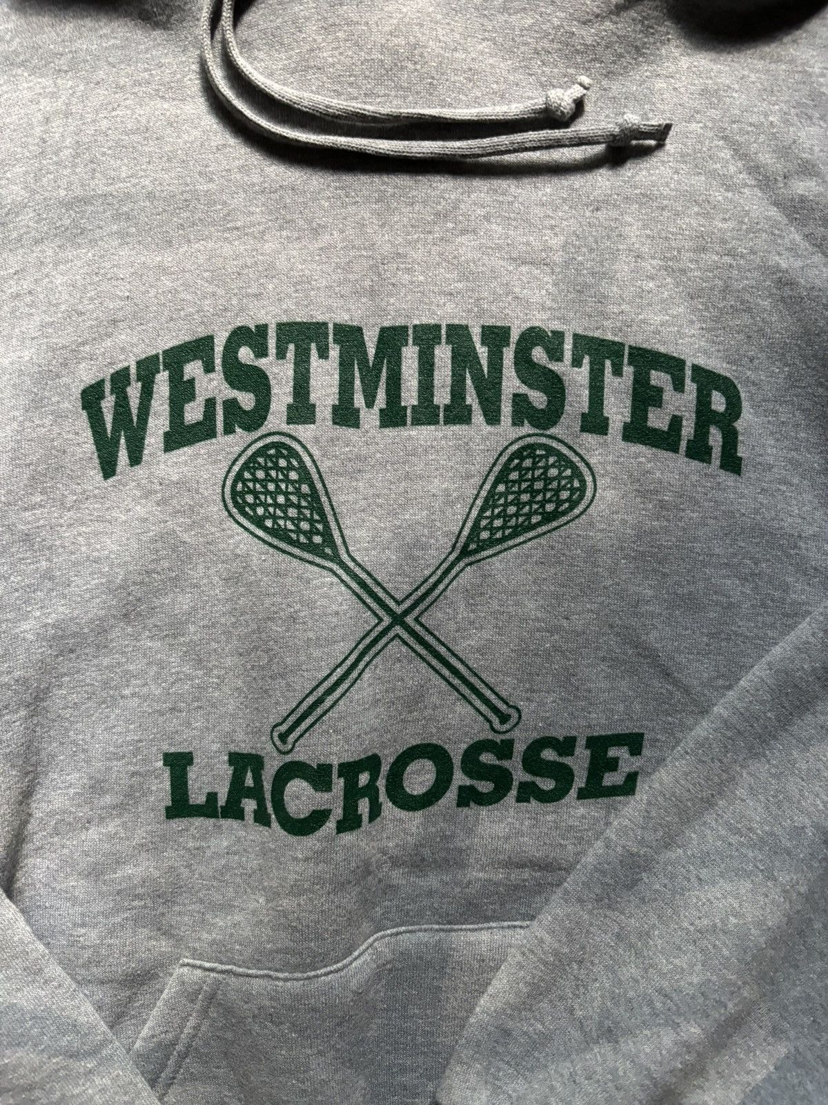 Russell Athletic Vintage Westminster Lacrosse Grey Hoodie Size US M / EU 48-50 / 2 - 4 Thumbnail